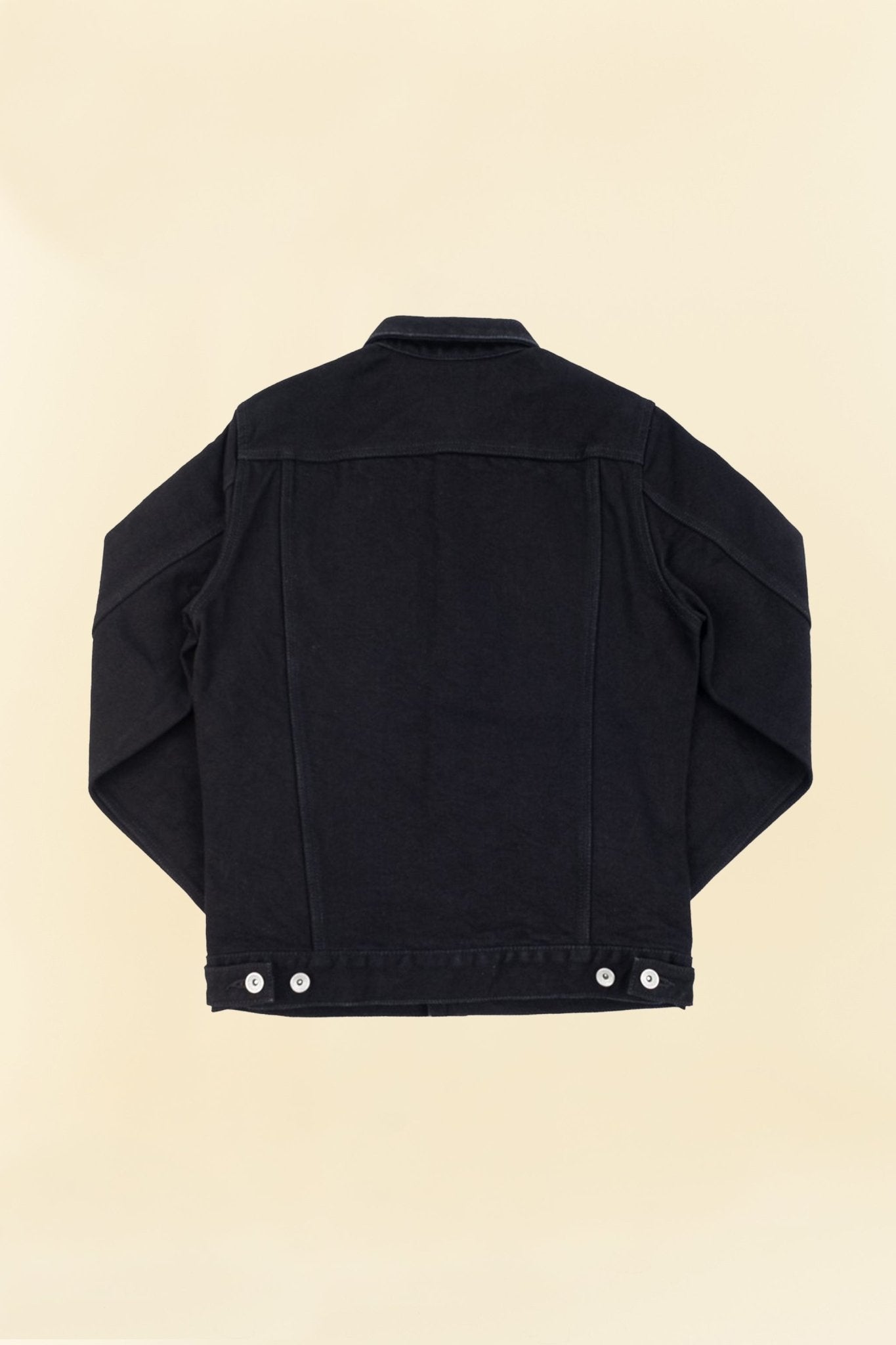 21oz Selvedge Denim Modified Type III Jacket - Superblack (Fades To Grey) - Iron Heart - URAHARA