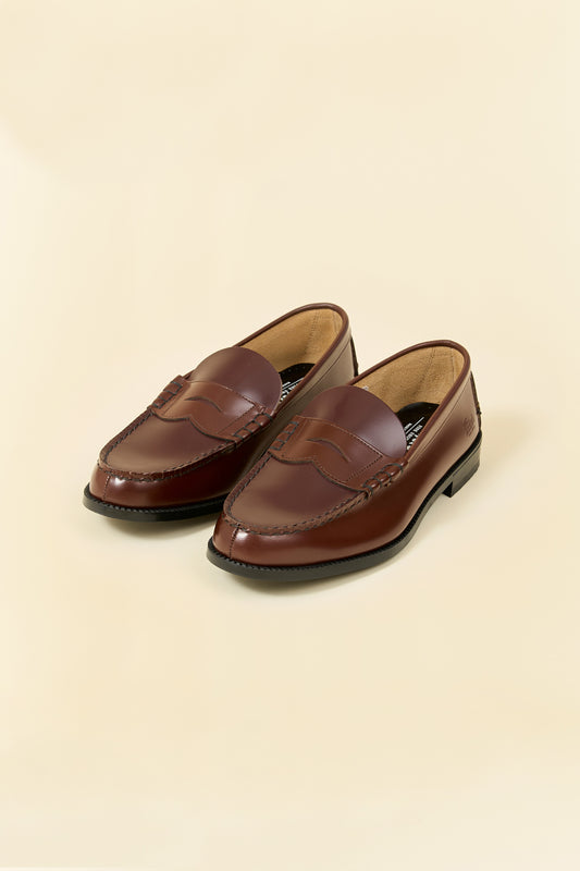 Kenford Shoes Combi Loafer - Dark Brown / Wine