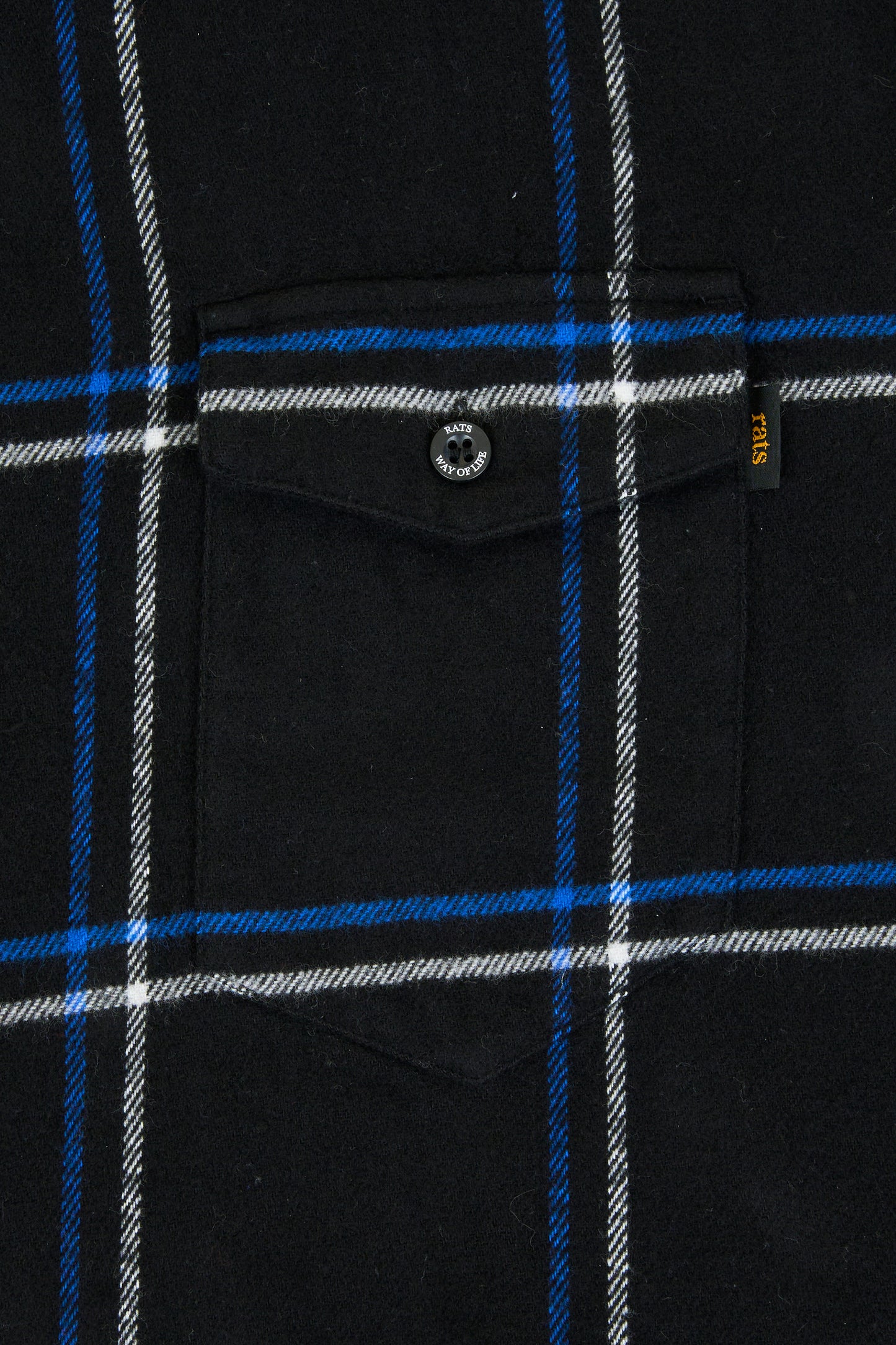 Rats Cotton Flannel Check Shirt