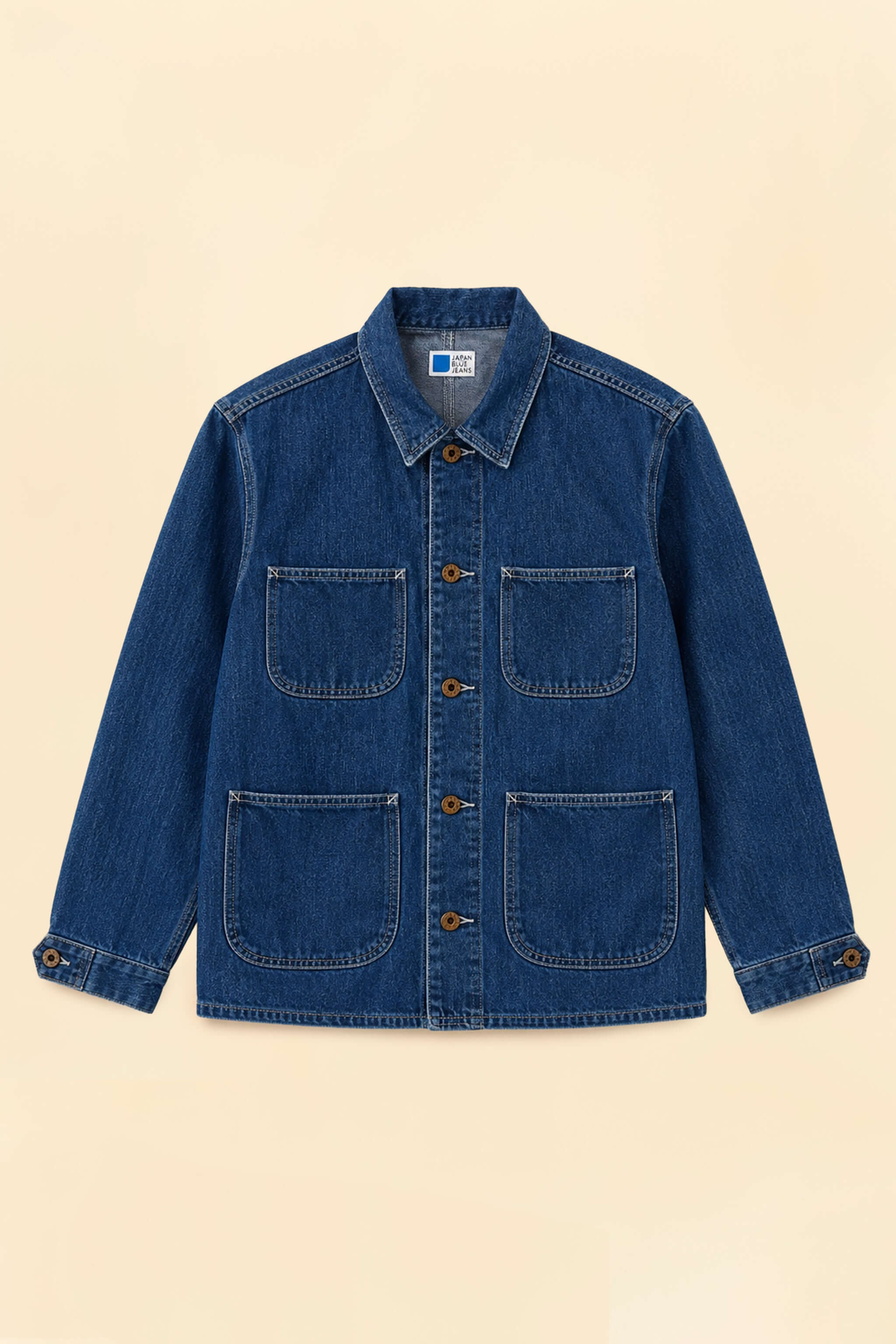 Japan Blue Jeans Denim Coverall Jacket - Indigo