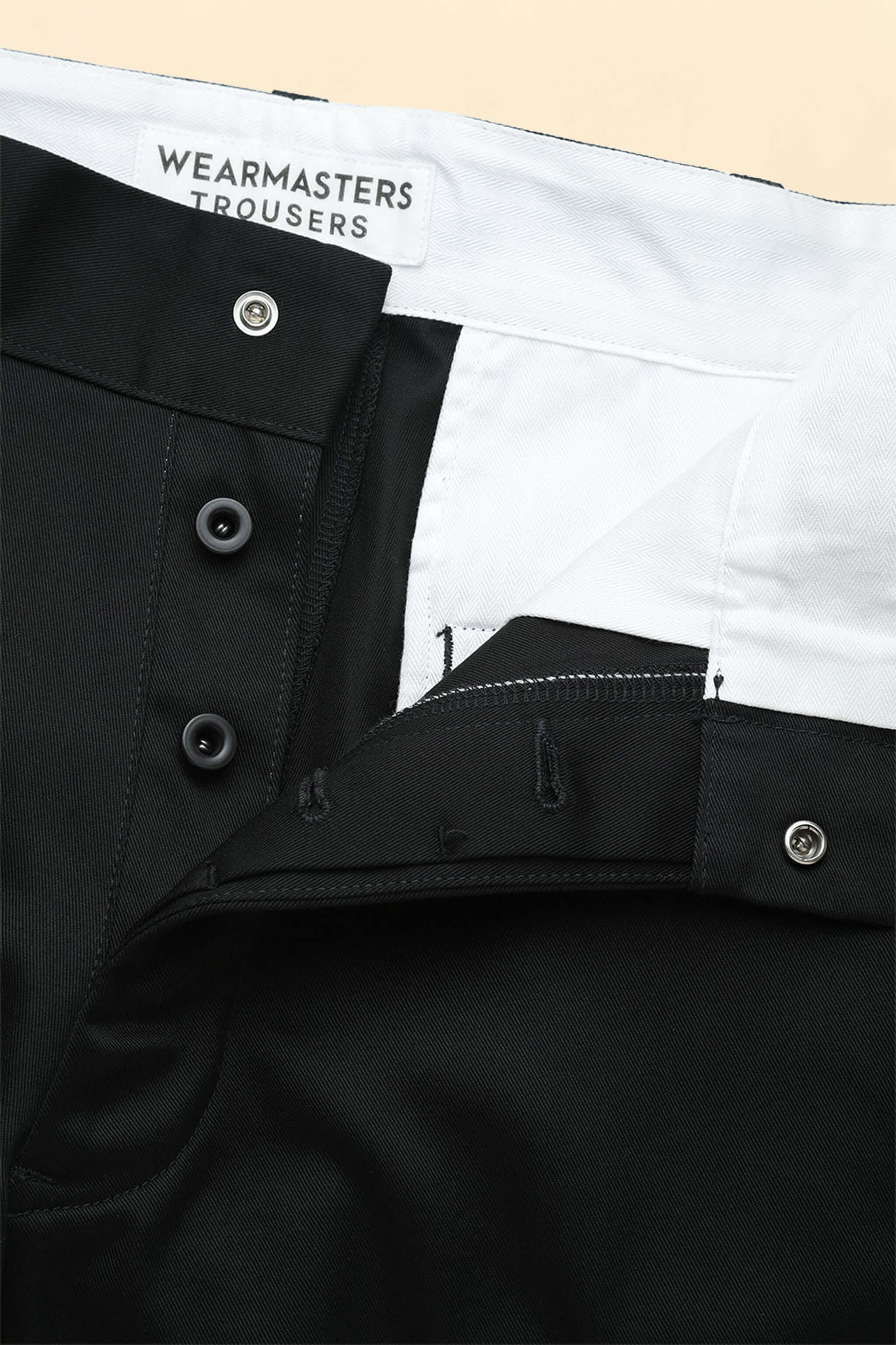 Wearmasters Lot.720 Heritage Trousers / US Navy Herringbone - Black