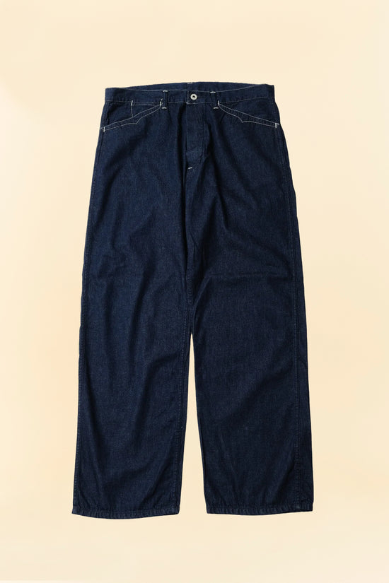 POST O'ALLS SWEETBEAR Bandtop Pants - Dark Indigo