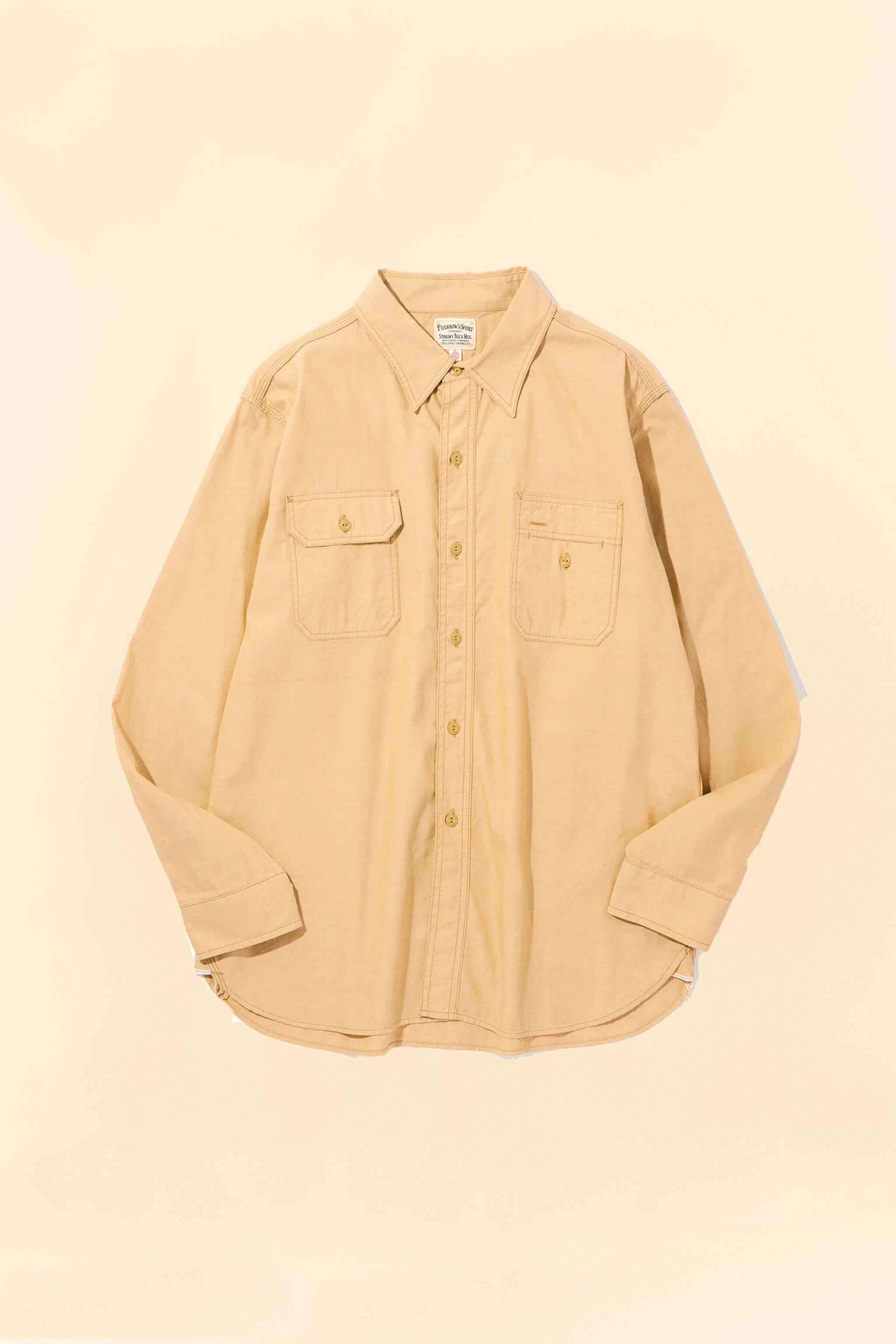 Pherrow's 60s Work Shirt - Beige
