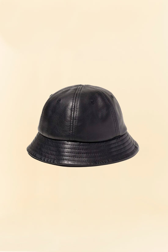 Radiall Muscle Shoals Leather Bucket Hat - Black