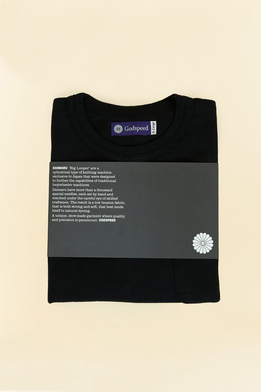 Godspeed Heavyweight Daimaru 10oz Pocket T-Shirt - Black