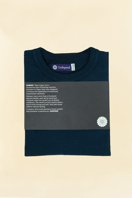 Godspeed Heavyweight Daimaru 10oz T-Shirt - Navy