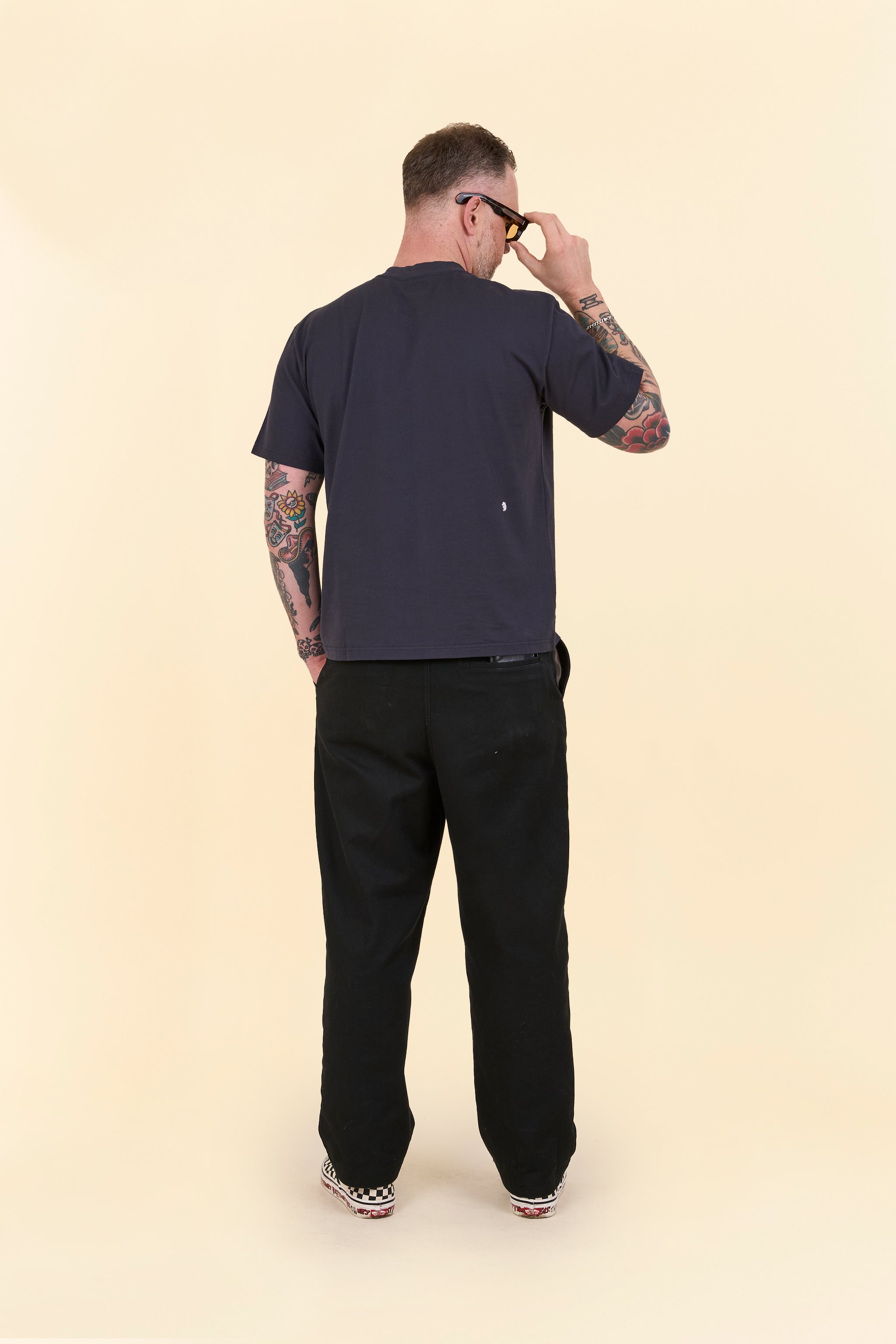 Rats Box Logo T-Shirt - Charcoal