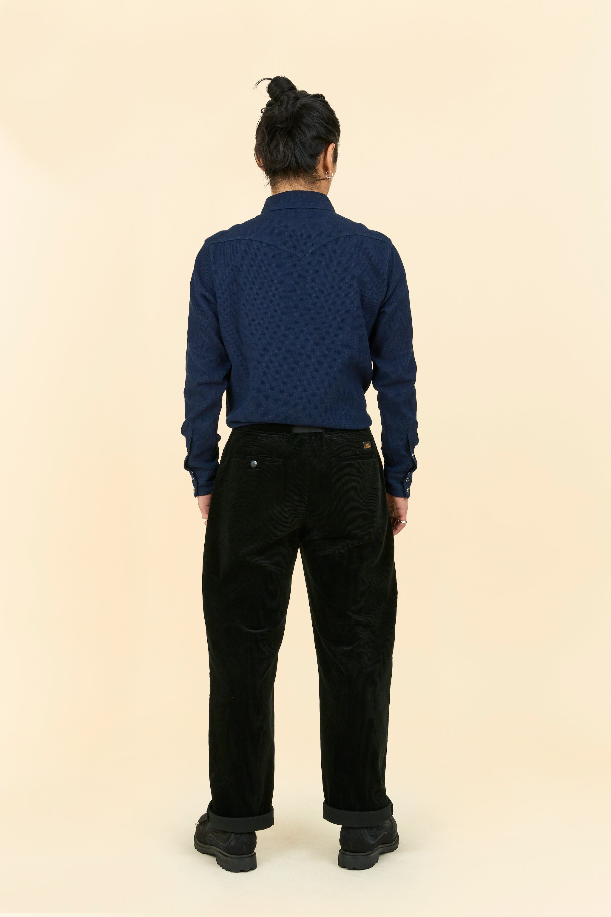 Rats Corduroy Easy Pant - Black