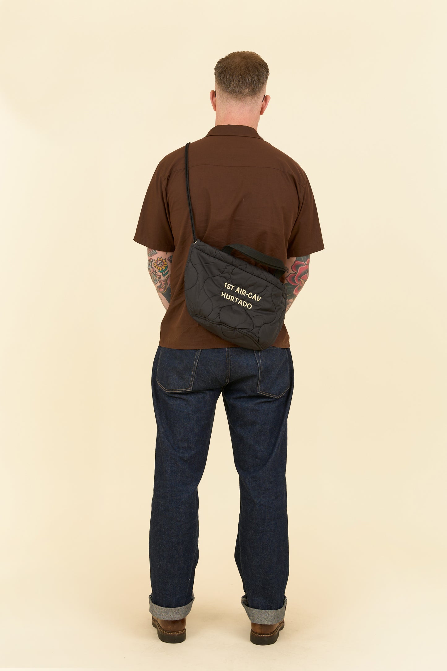 Pherrow's Skull Quilted Bag- Black