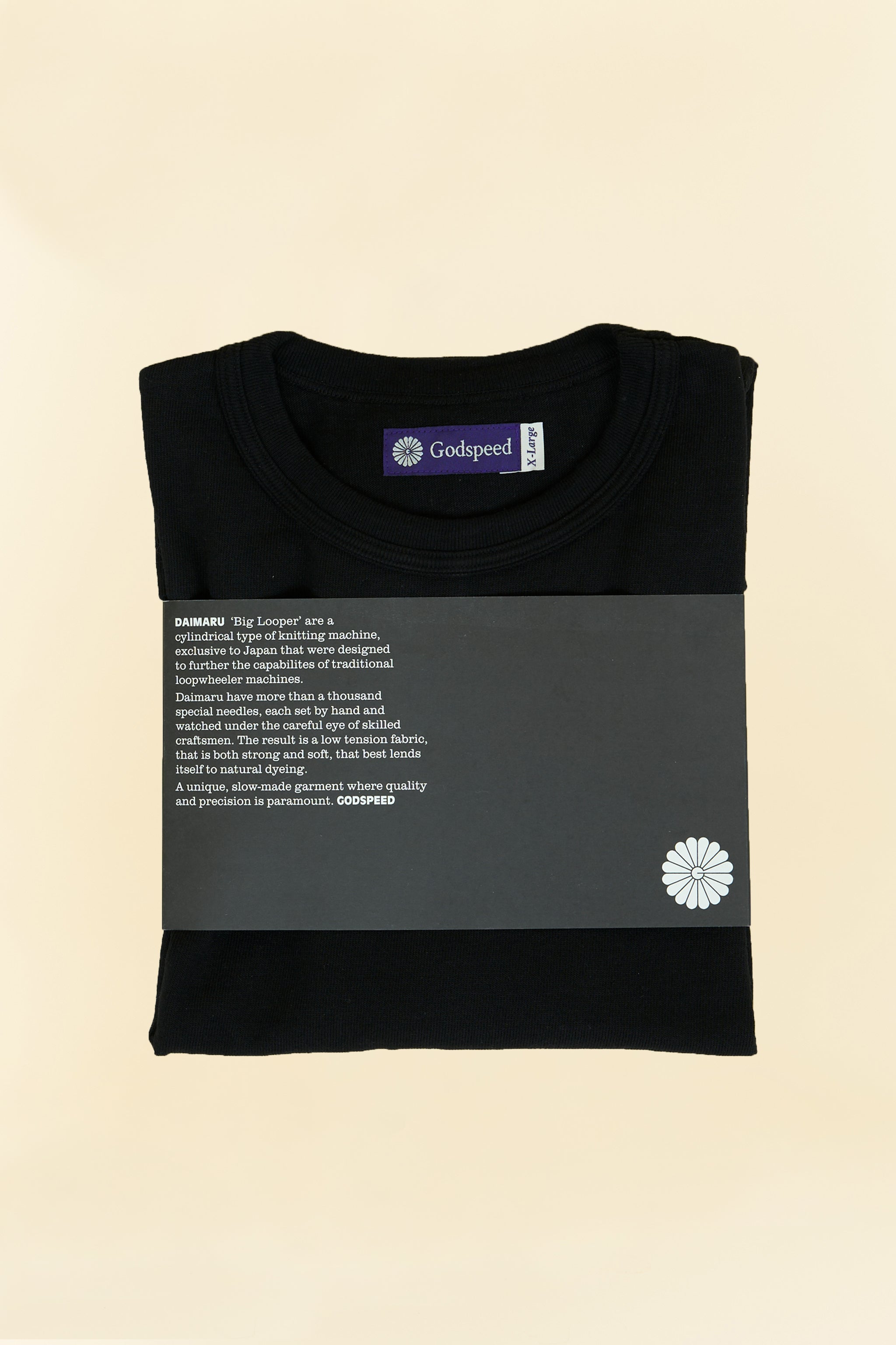 Godspeed Heavyweight Loopwheel 10oz T-Shirt - Black