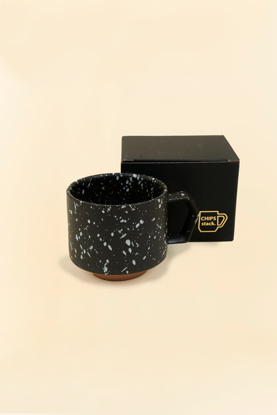 CHIPS Inc. Stack Mug - Splash Black / White