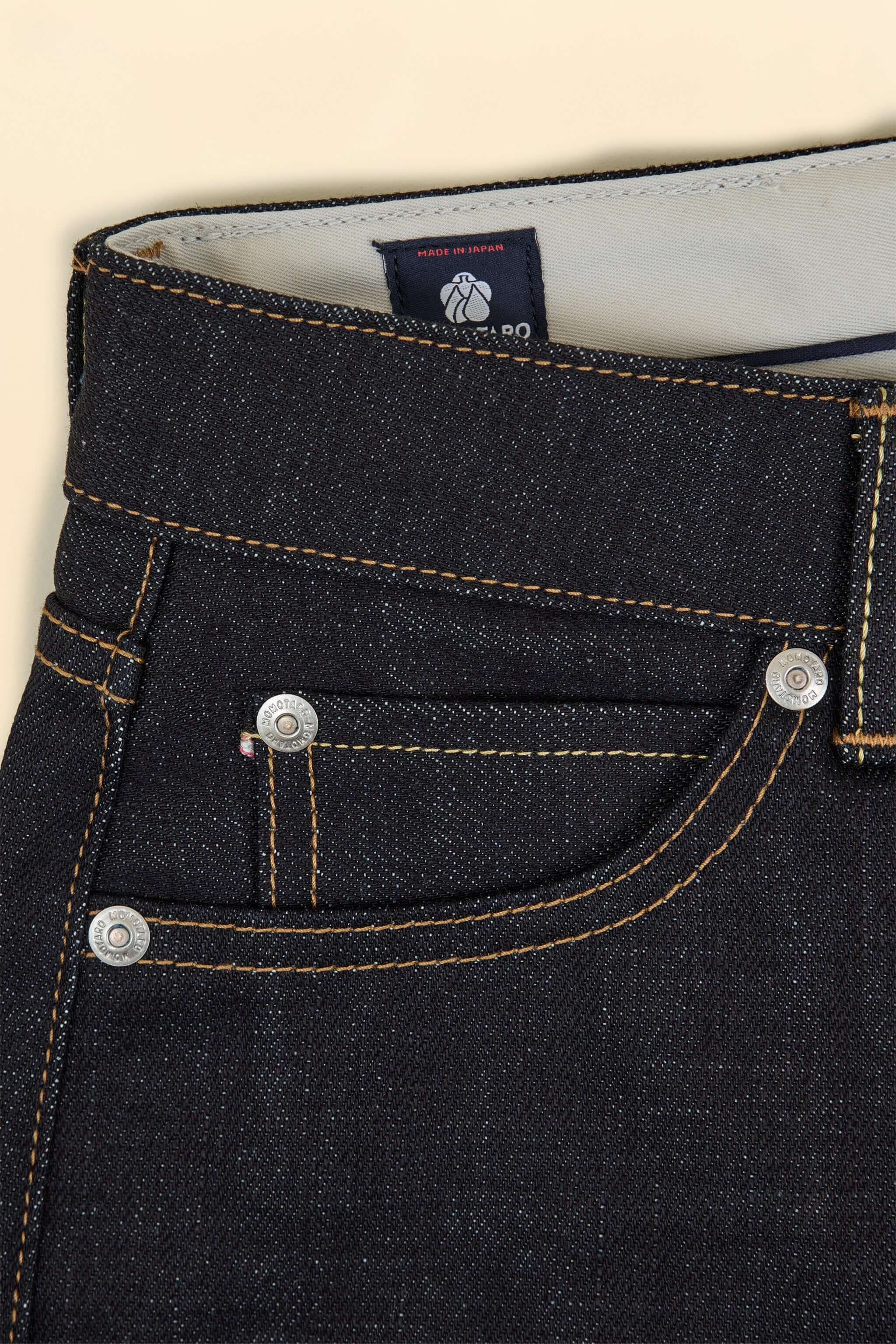 MOMOTARO JEANS Women's #410 Standard Wide Denim - 14.7oz