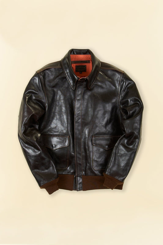 Double Helix 'Type A - 2' Horsehide Leather Jacket - Double Helix - URAHARA