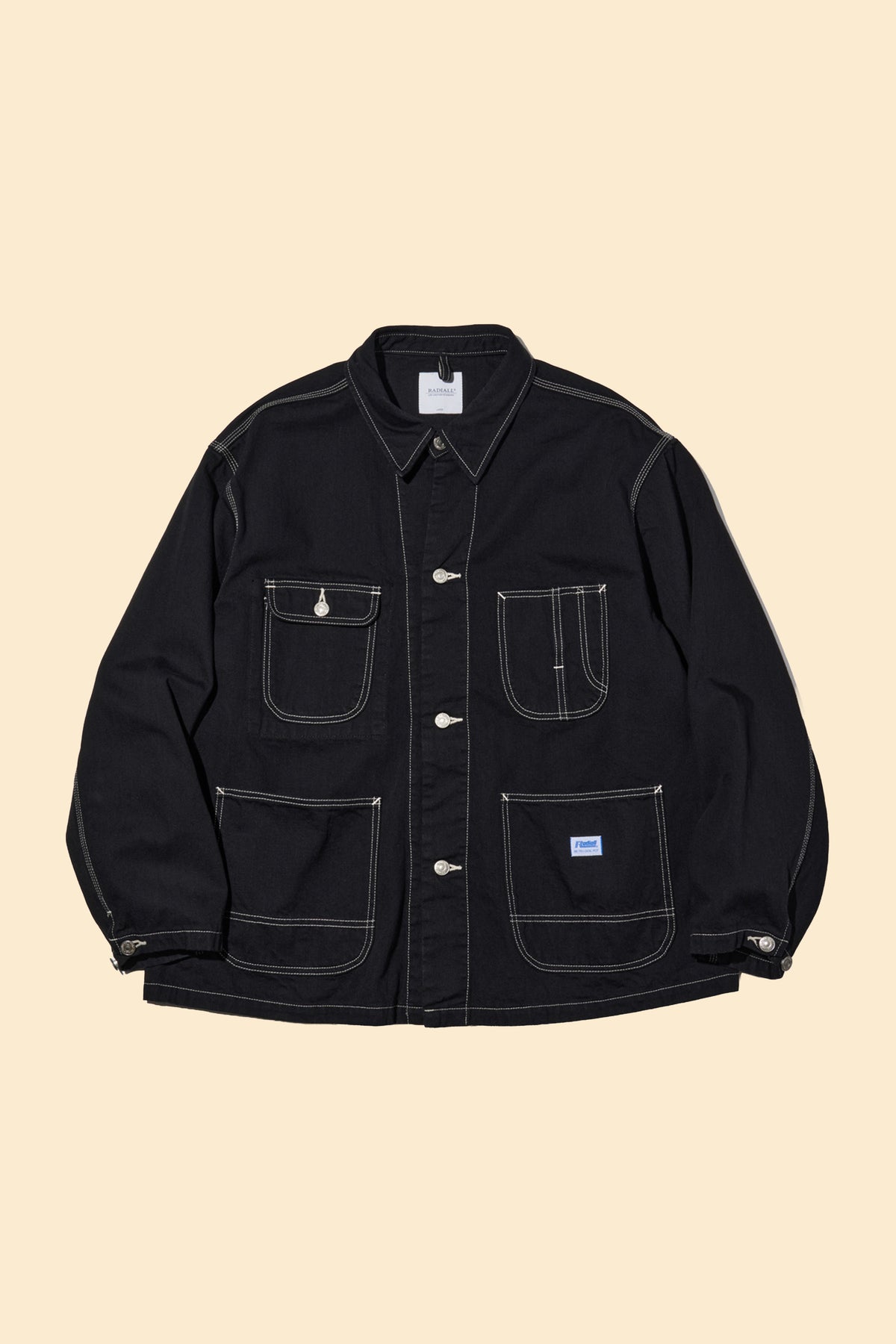 Radiall Chev Carpenter Jacket - Black