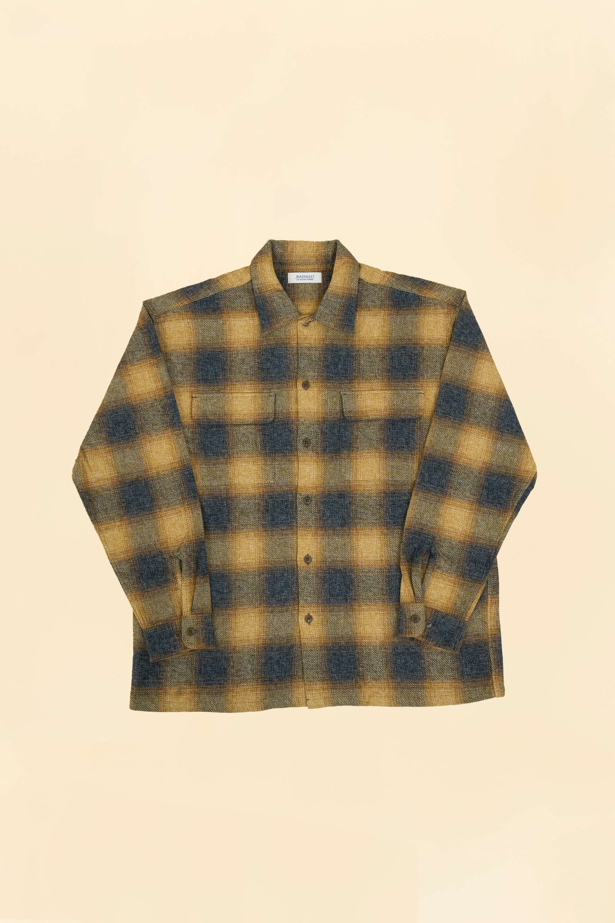 Radiall Shore Open-Collared Shirt - Yellow