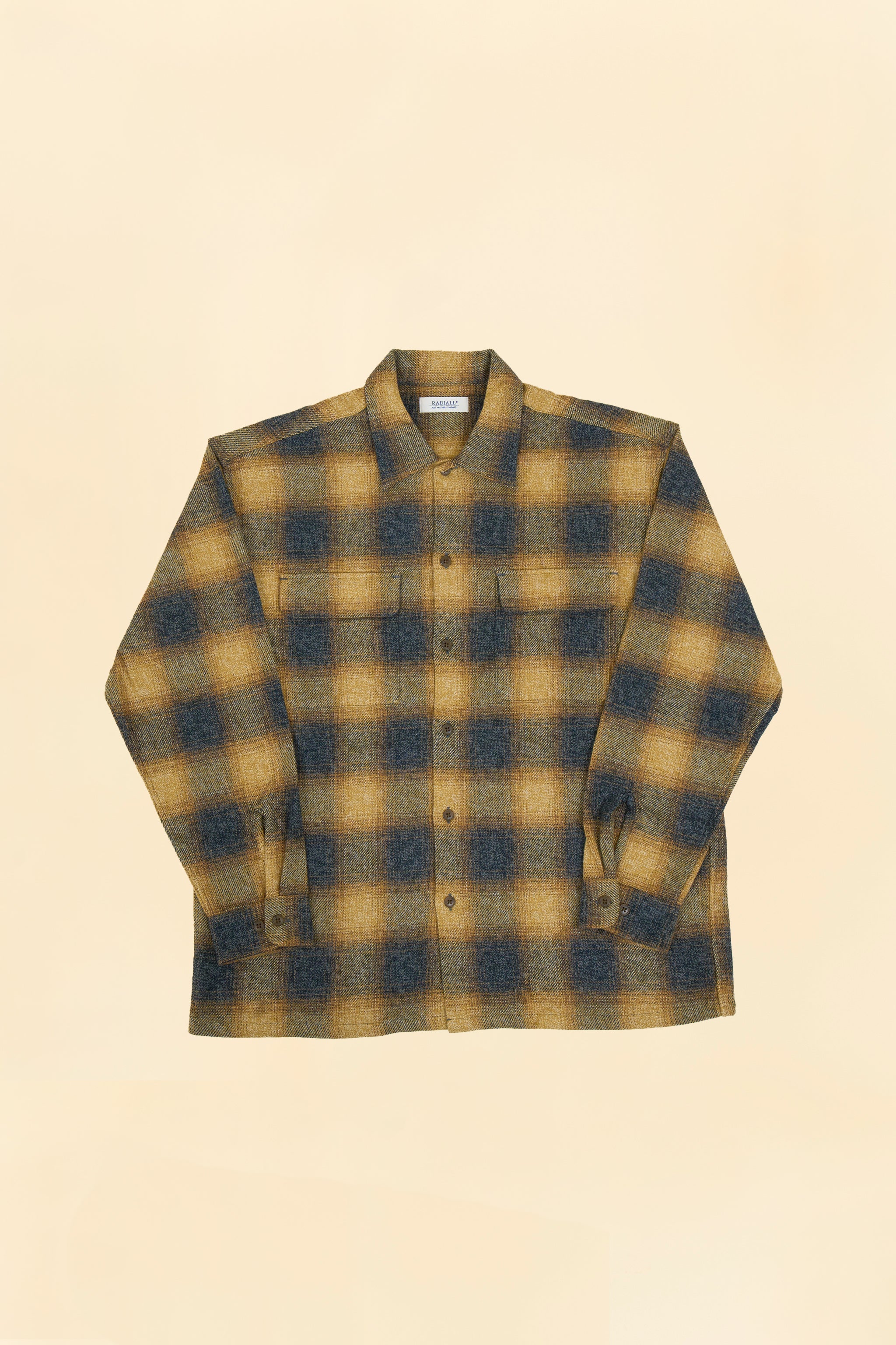 Radiall Shore Open-Collared Shirt - Yellow