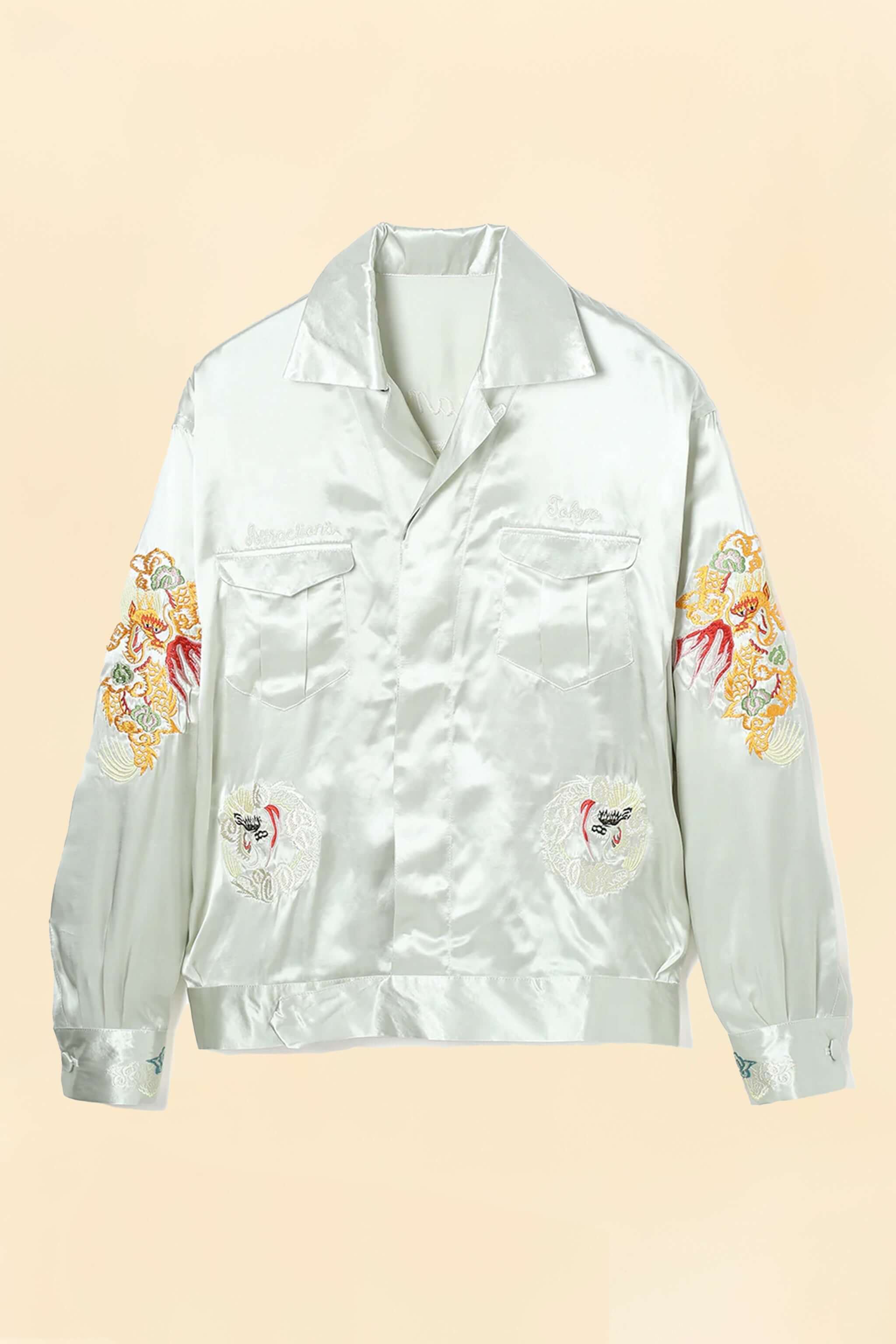 Wearmasters Lot.873 Souvenir Rayon Jacket -White