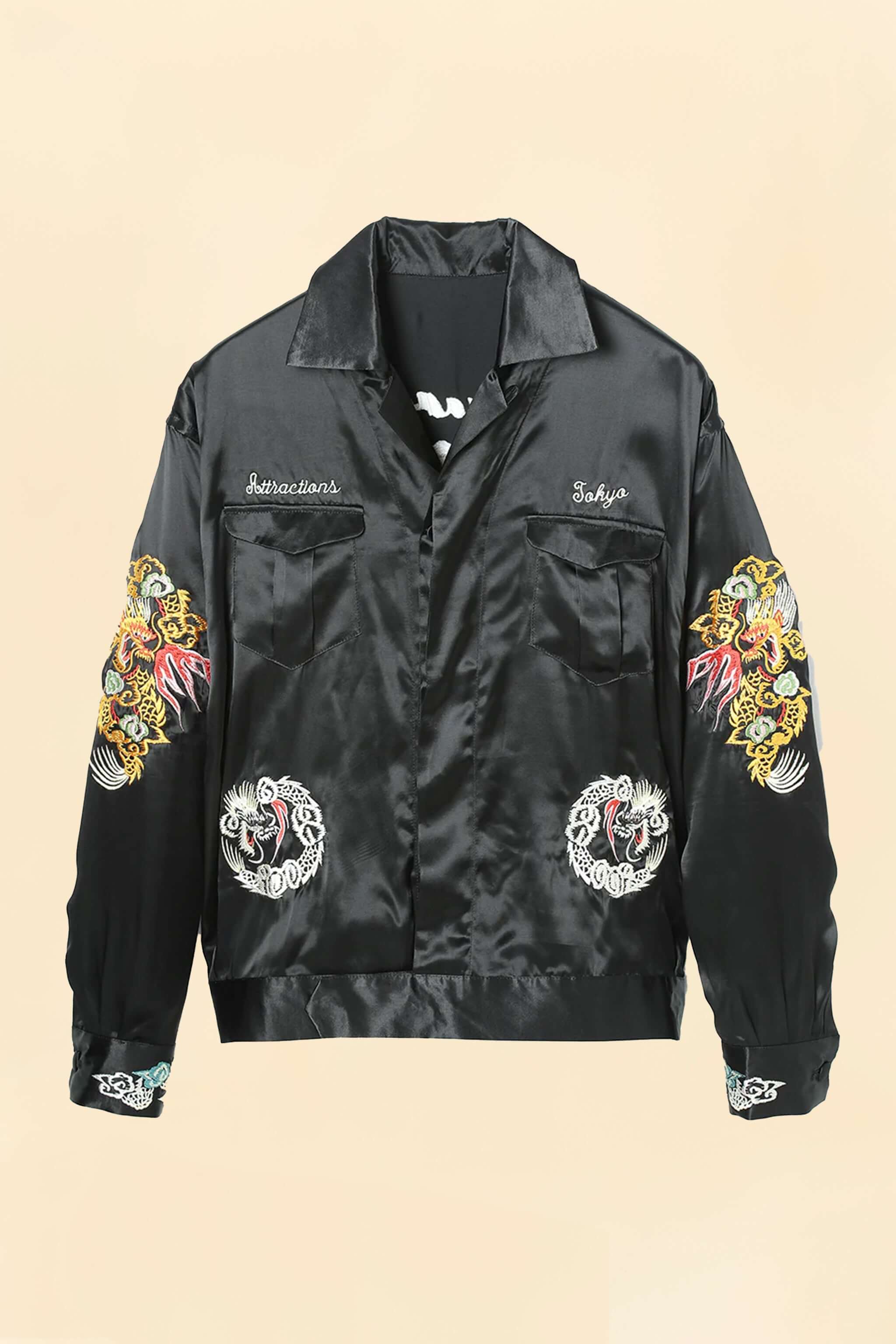 Wearmasters Lot.873 Souvenir Rayon Jacket - Black