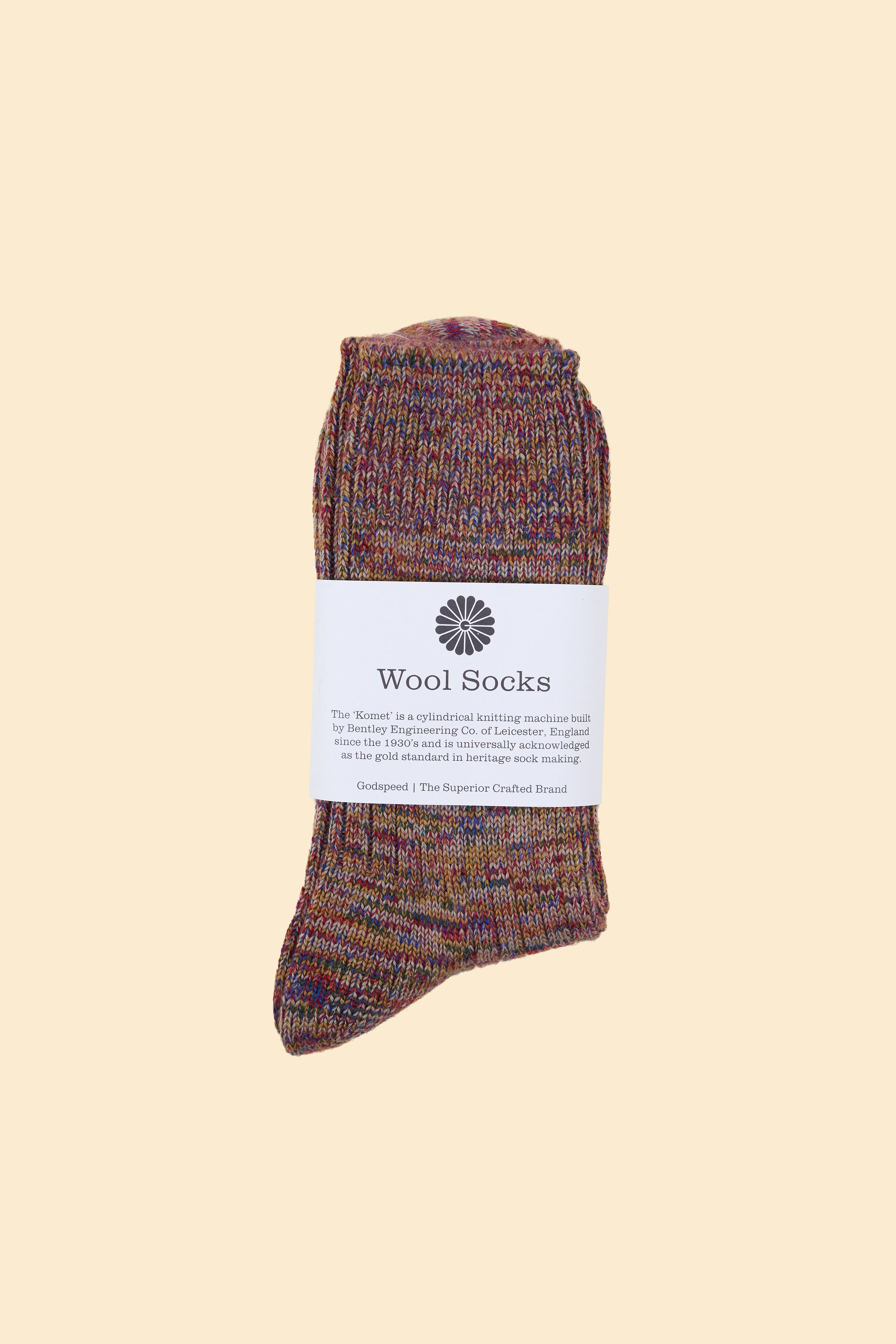Godspeed Merino Wool Socks - Magma