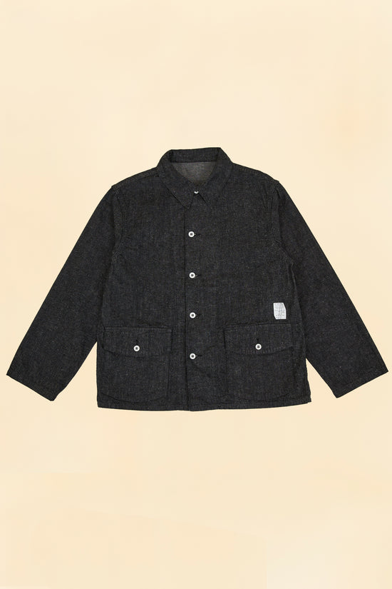 TCB Catface Jacket 10.2oz Denim - Black