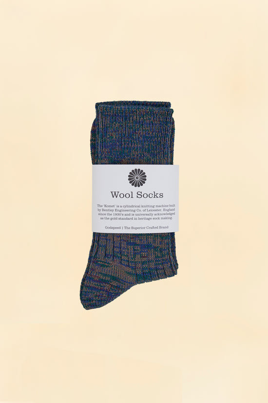 Godspeed Merino Wool Socks - Ocean