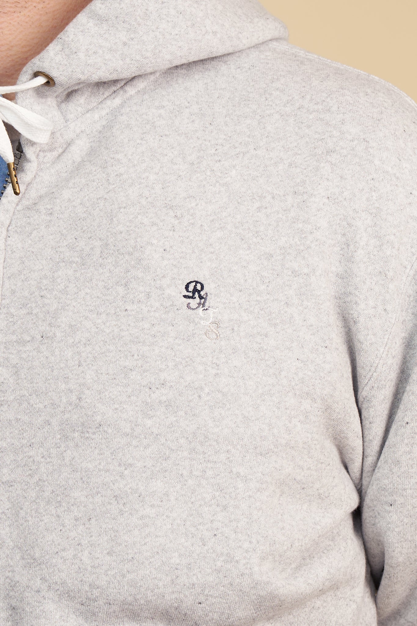 Rats Zip Hoodie - Gray