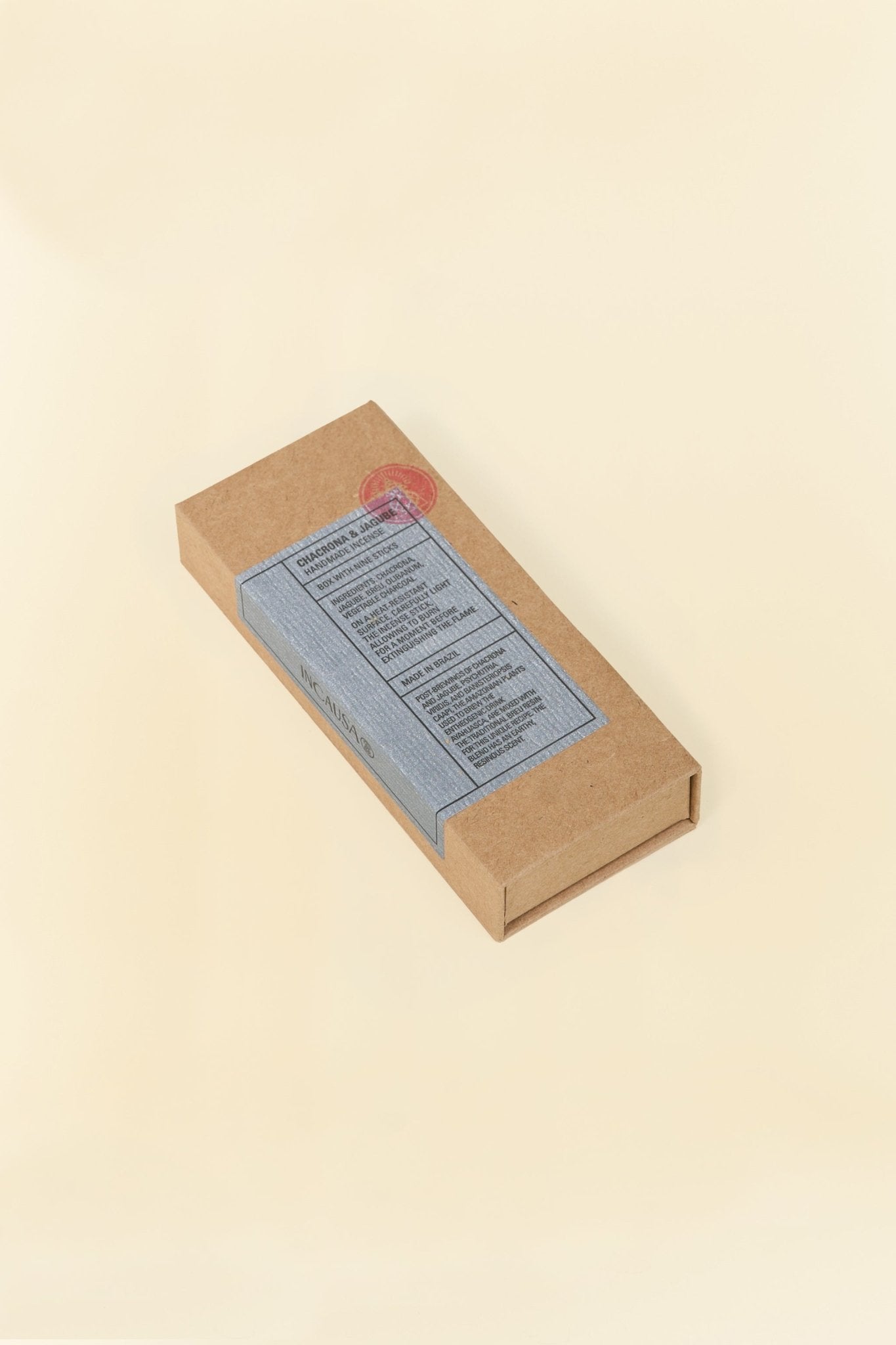 Incausa Incense - Charcona and Jagube Breu Resin Incense Box