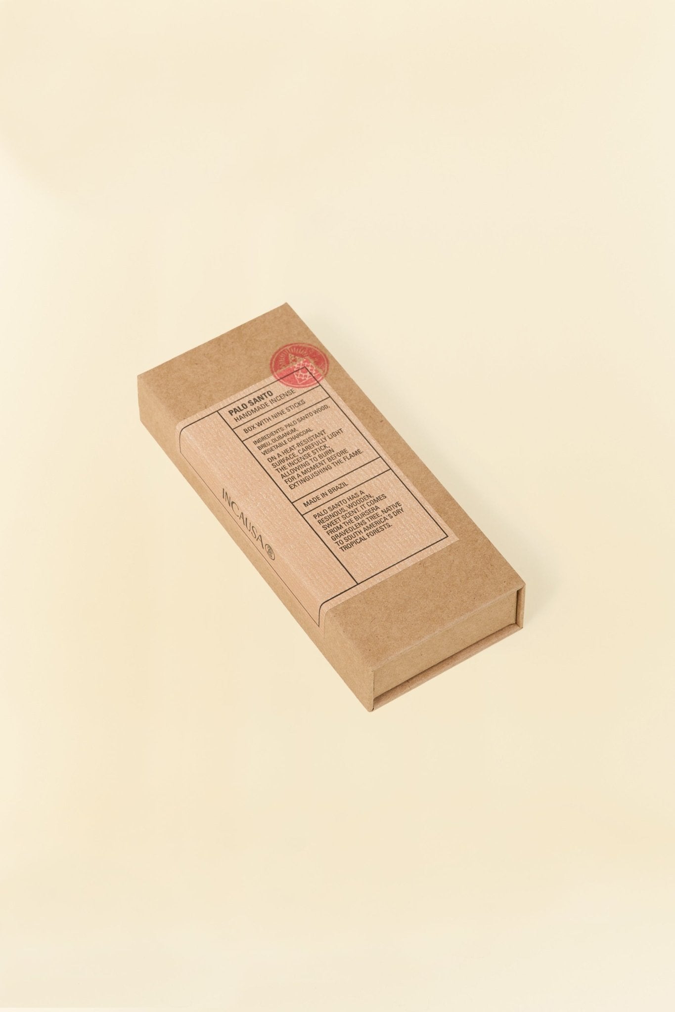 Incausa Incense - Palo Santo Breu Resin Incense Box