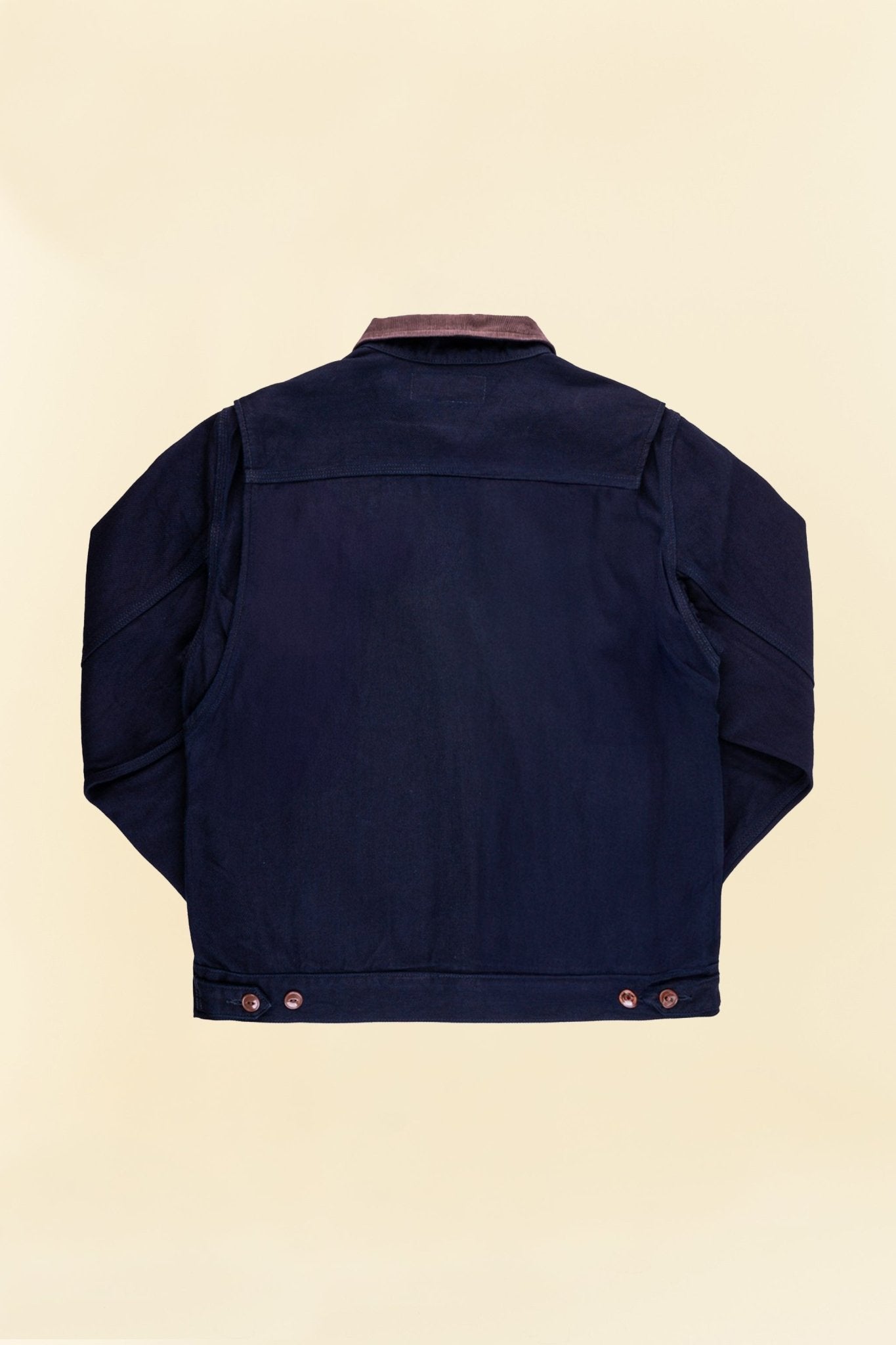 Iron Heart 12oz Kersey Work Jacket - Indigo/Black - Iron Heart - URAHARA