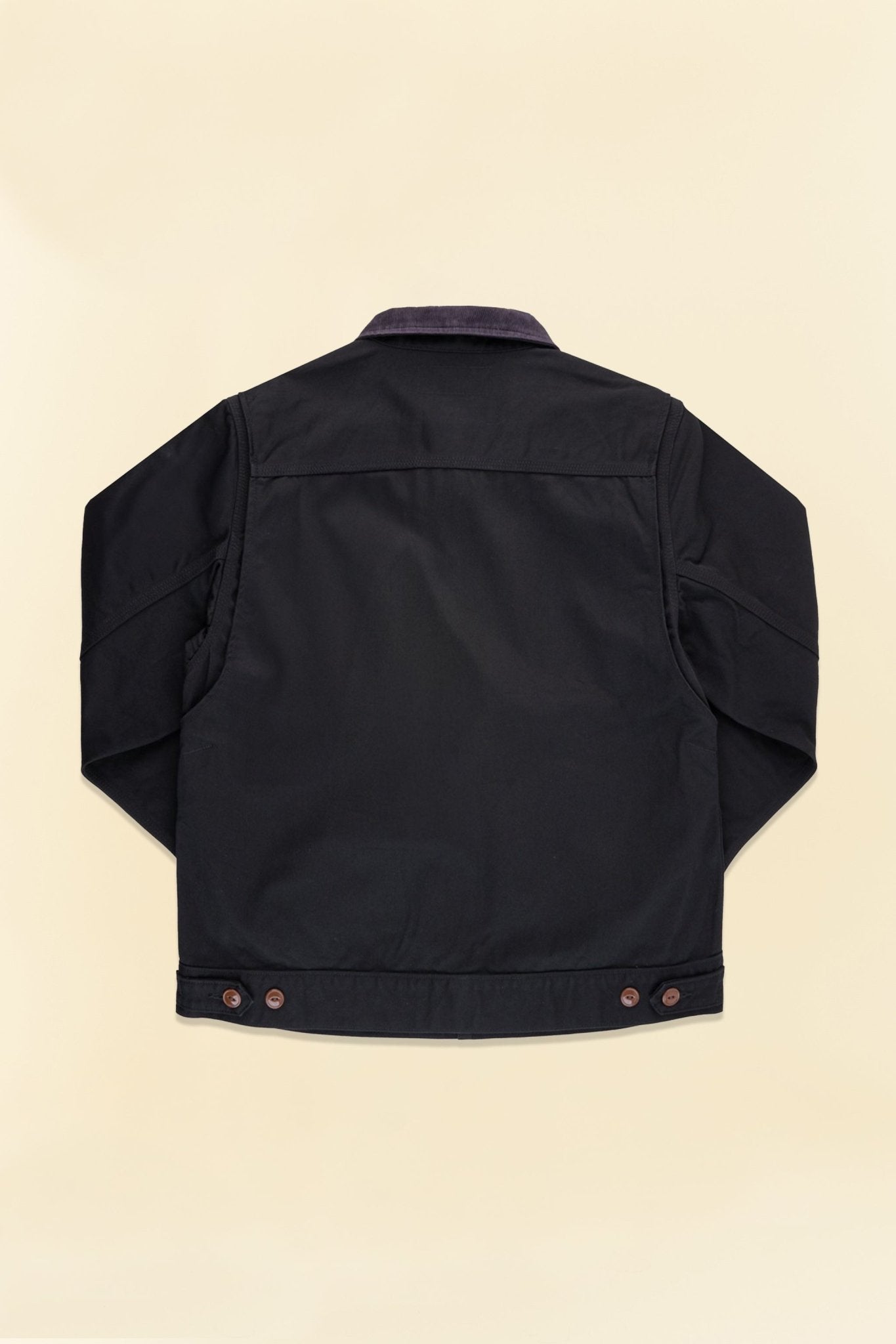 Iron Heart 12oz Kurashikizome Twill Work Jacket - Black - Iron Heart - URAHARA