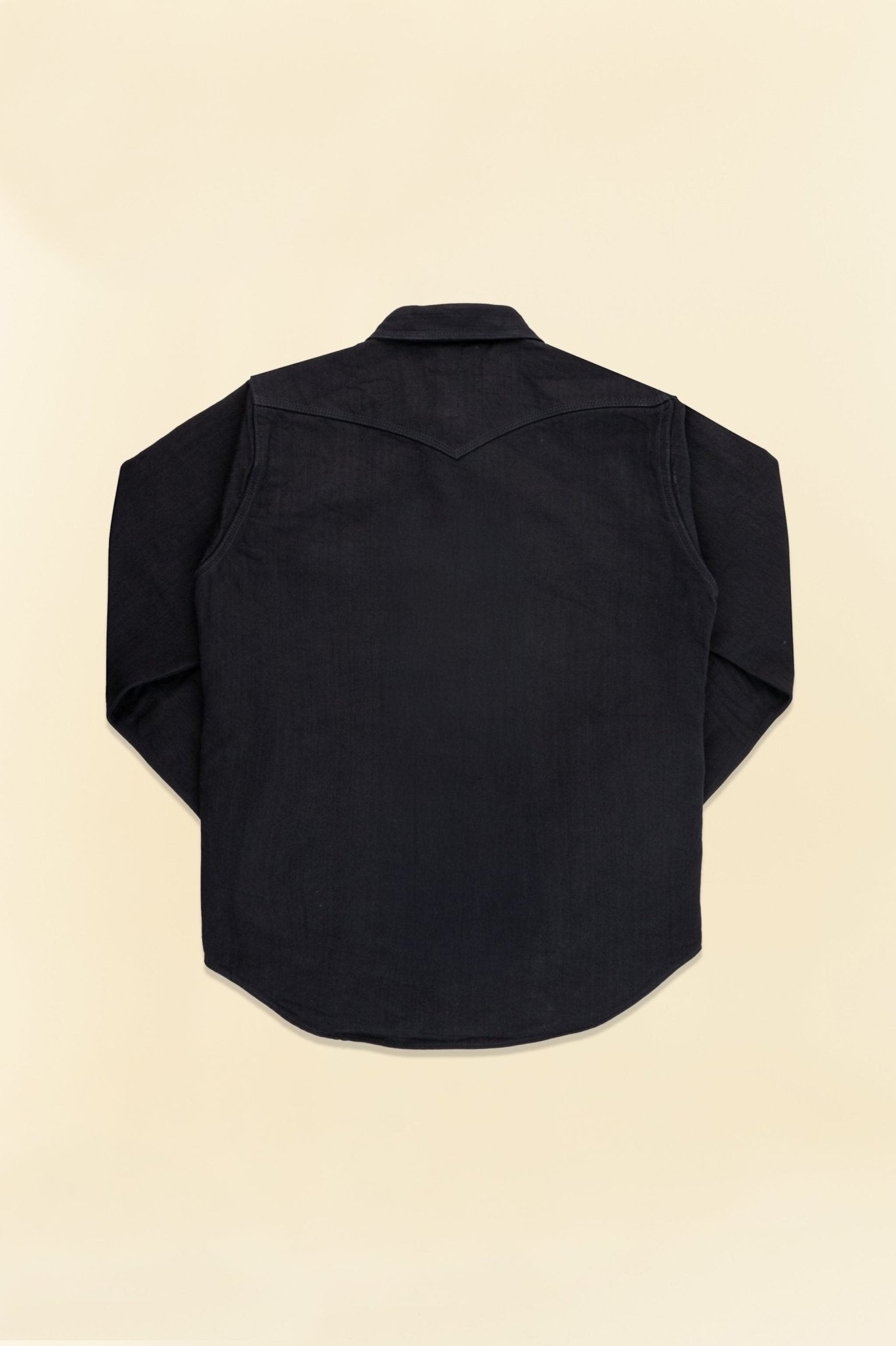 Iron Heart 14oz Herringbone CPO Western Shirt - Black - Iron Heart - URAHARA