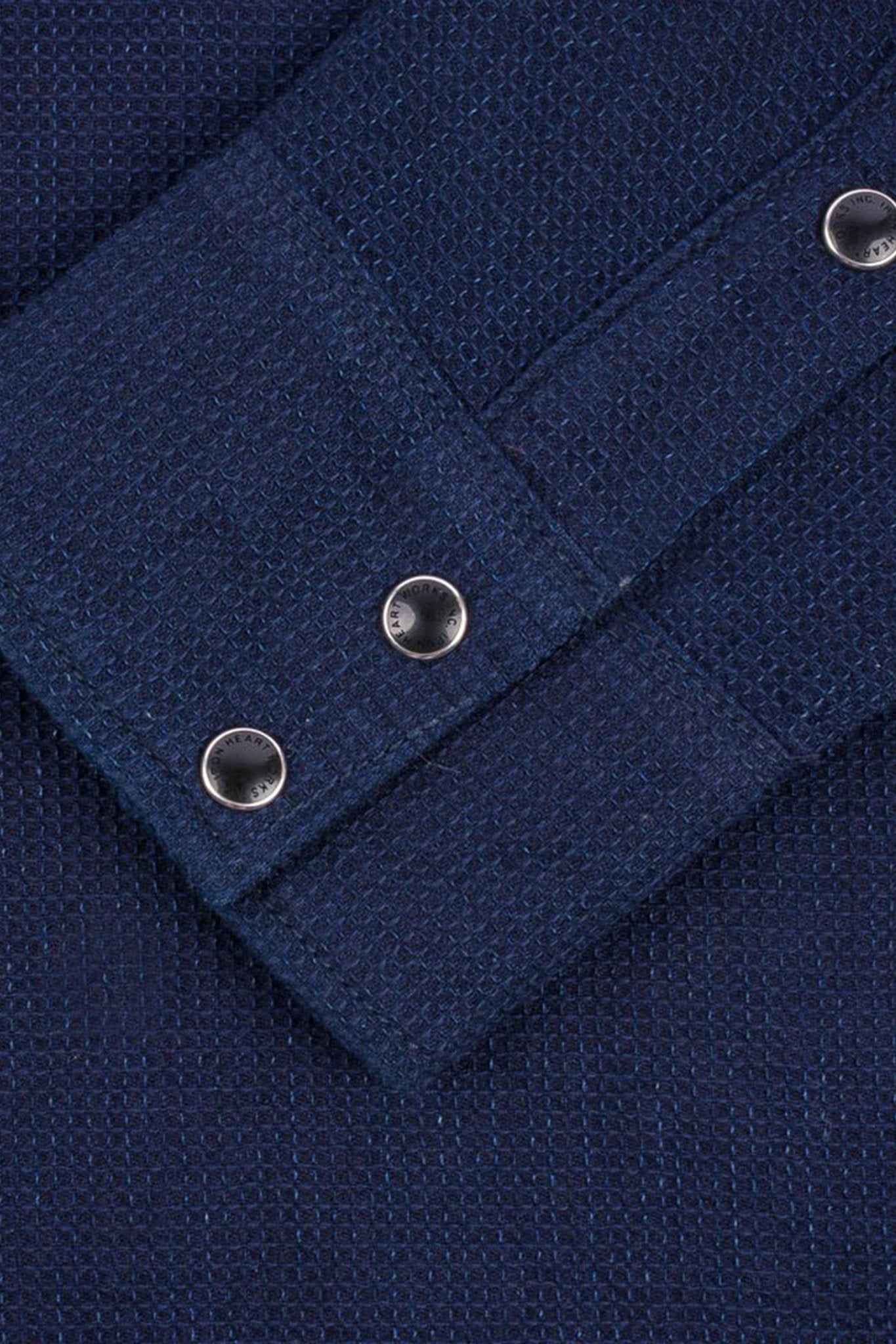Iron Heart 5oz Selvedge Dobby Cloth Western Shirt - Indigo - Iron Heart - URAHARA