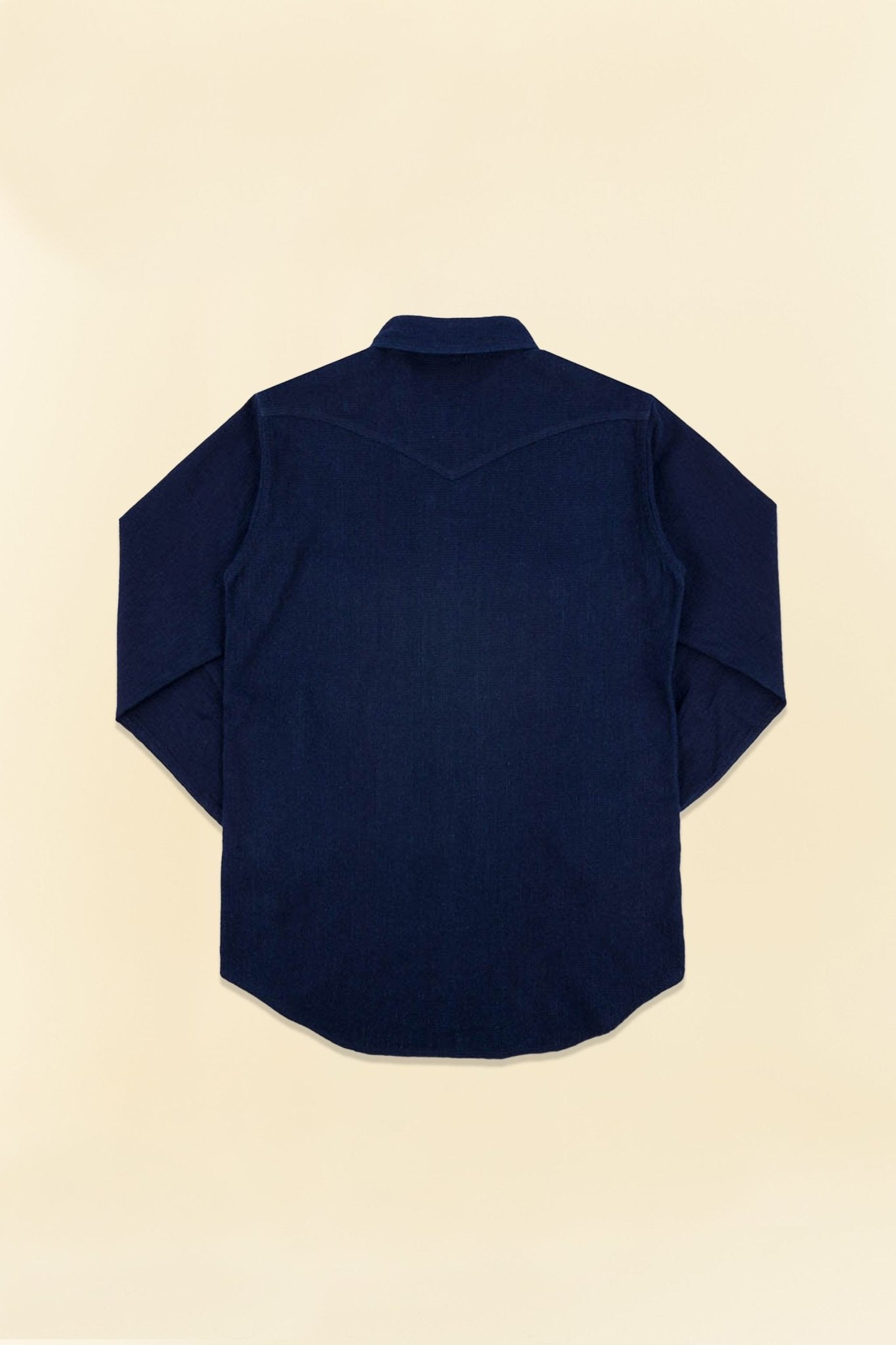 Iron Heart 5oz Selvedge Dobby Cloth Western Shirt - Indigo - Iron Heart - URAHARA