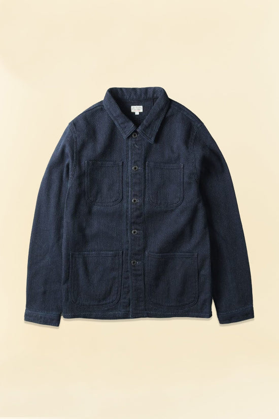 Japan Blue 11oz Sashiko Chore Coat - Indigo