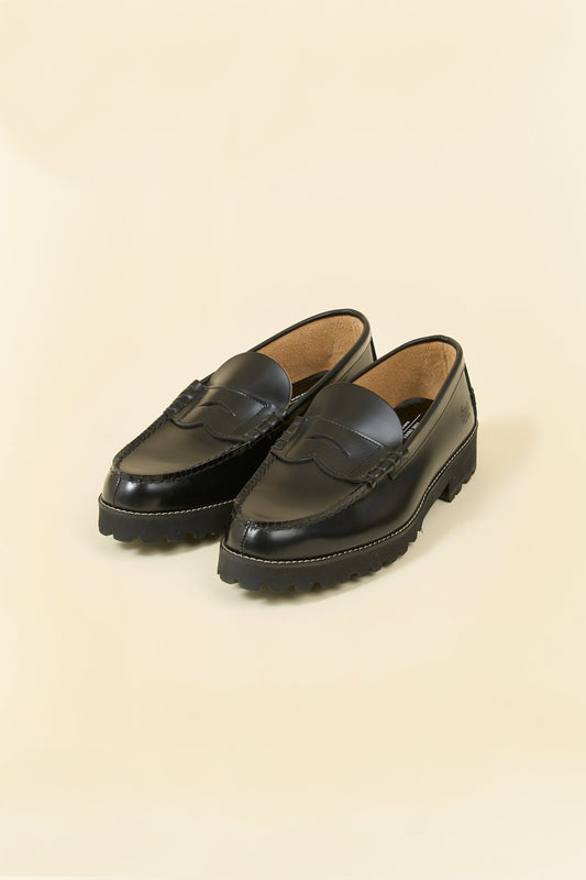 Kenford Shoes Tank Sole Loafer - Black - Kenford Shoes - URAHARA