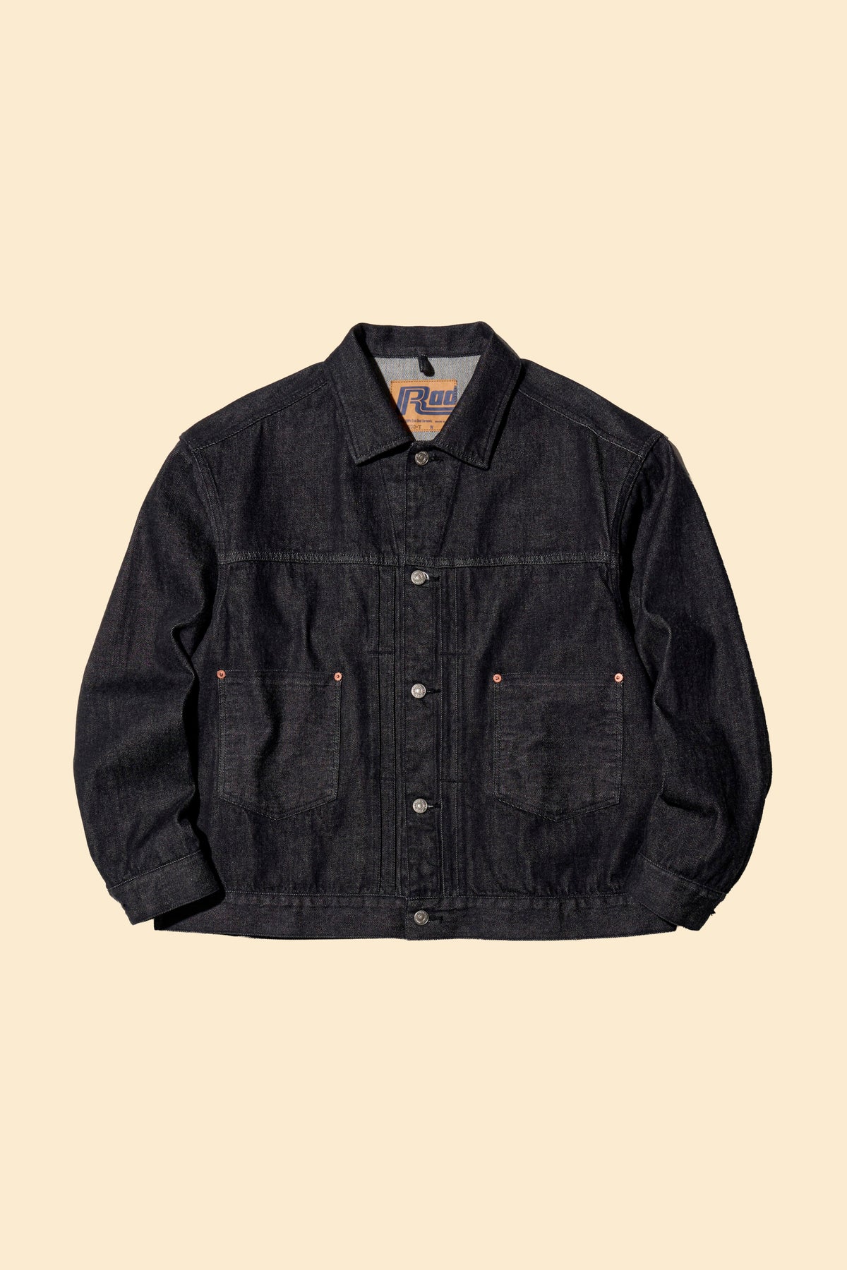 Radiall Classic 350 Top Trucker Jacket - Deep Black