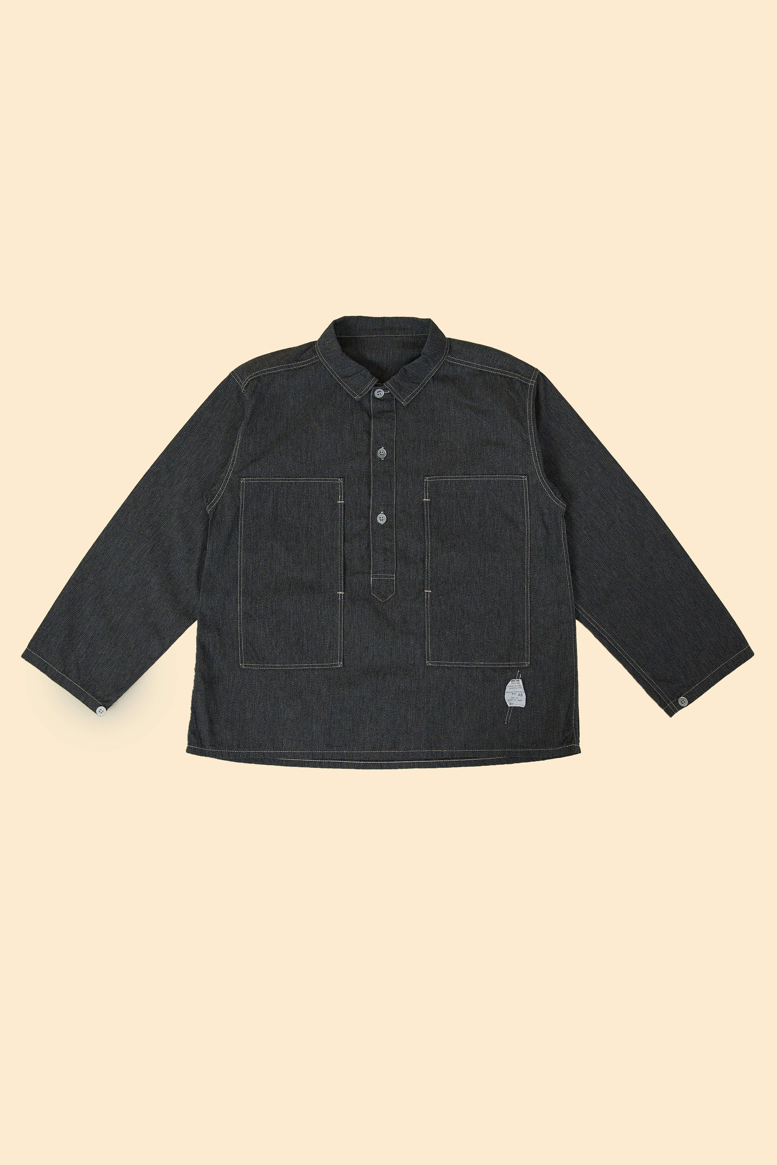 TCB Jeans Catface Pullover Shirt - Black