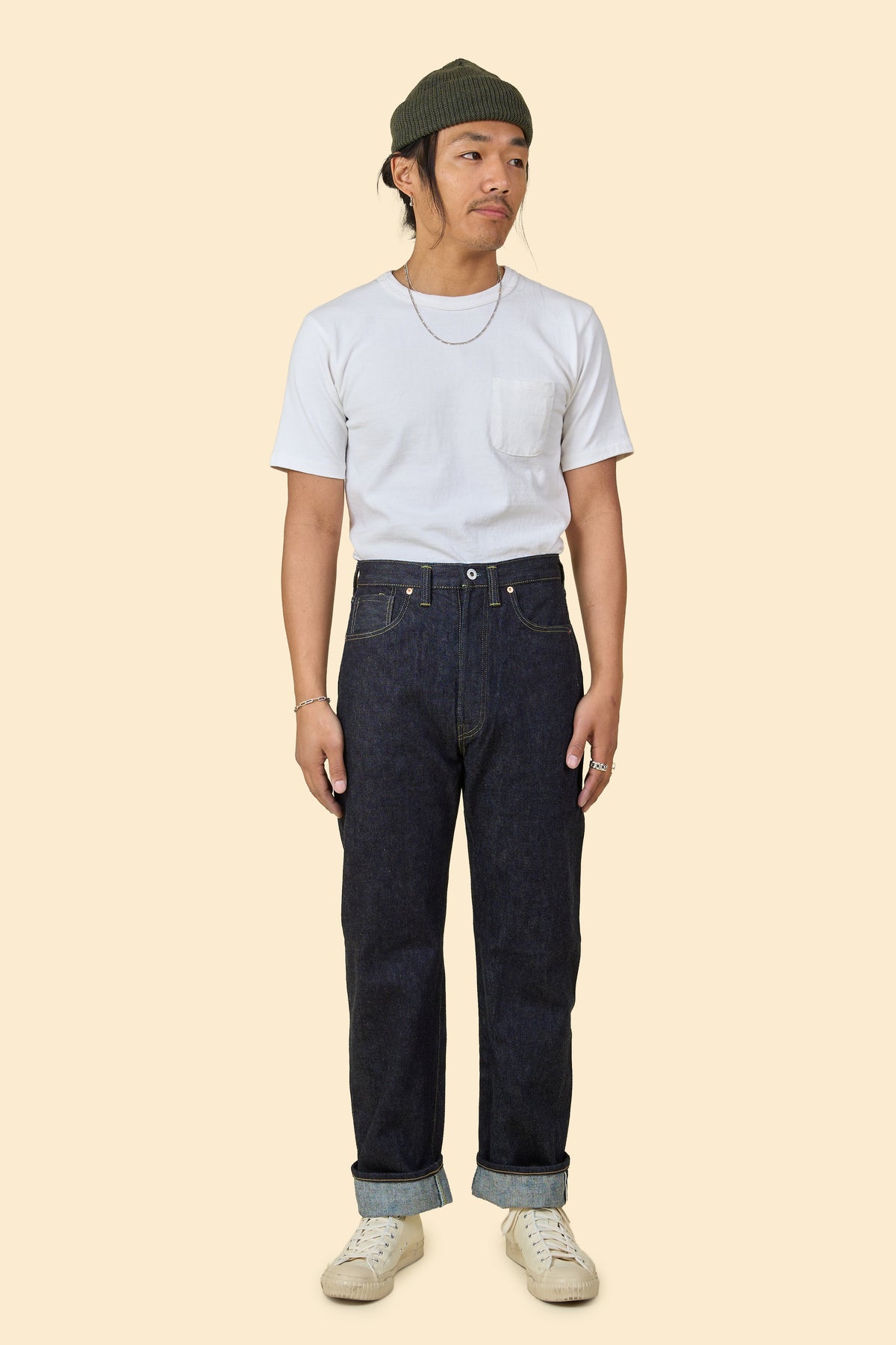 TCB Jeans S40's High Rise Straight Denim - 14oz