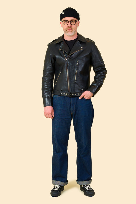 Double Helix Falconer Leather Riders Jacket