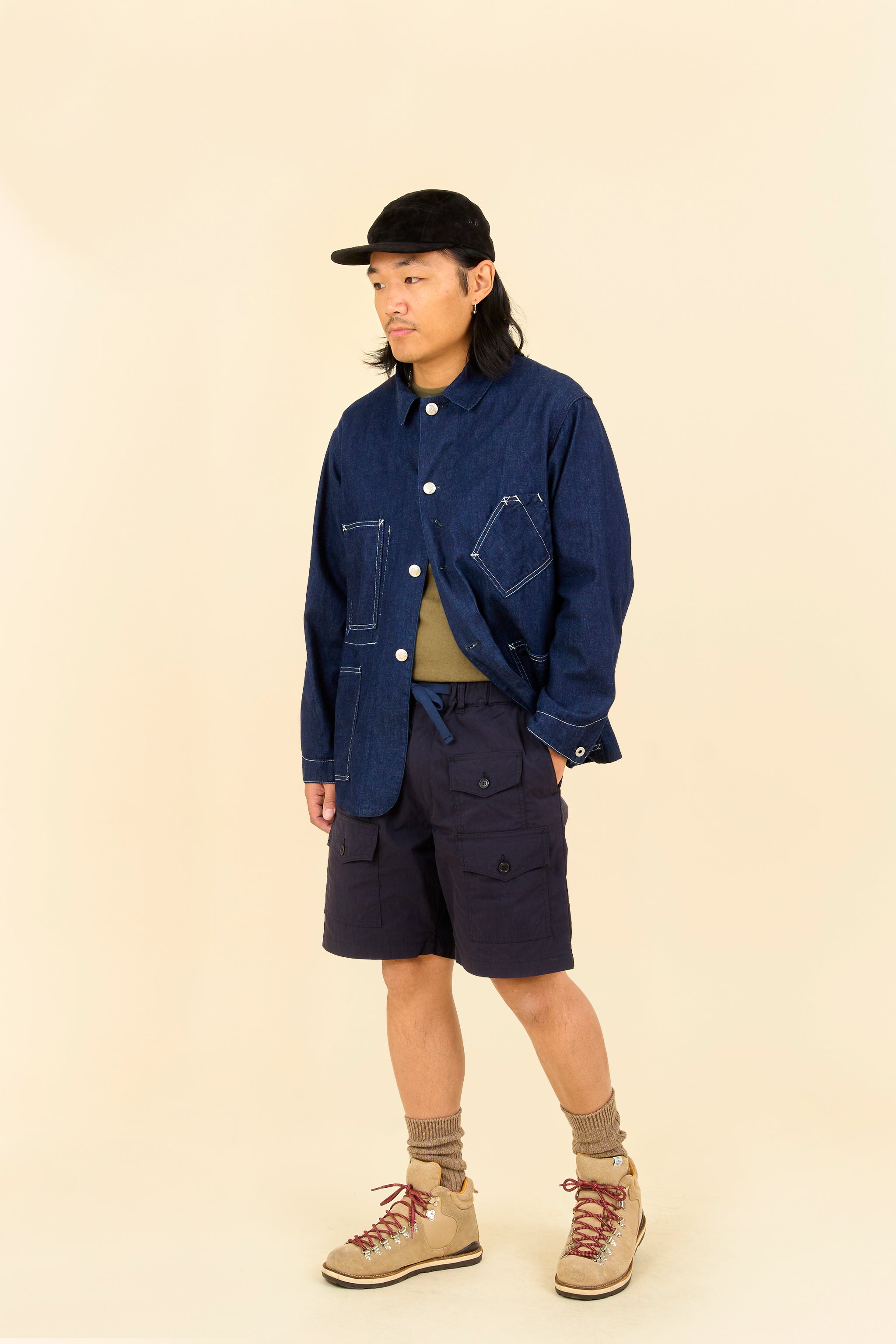 POST O'ALLS Town & Country Shorts - Navy