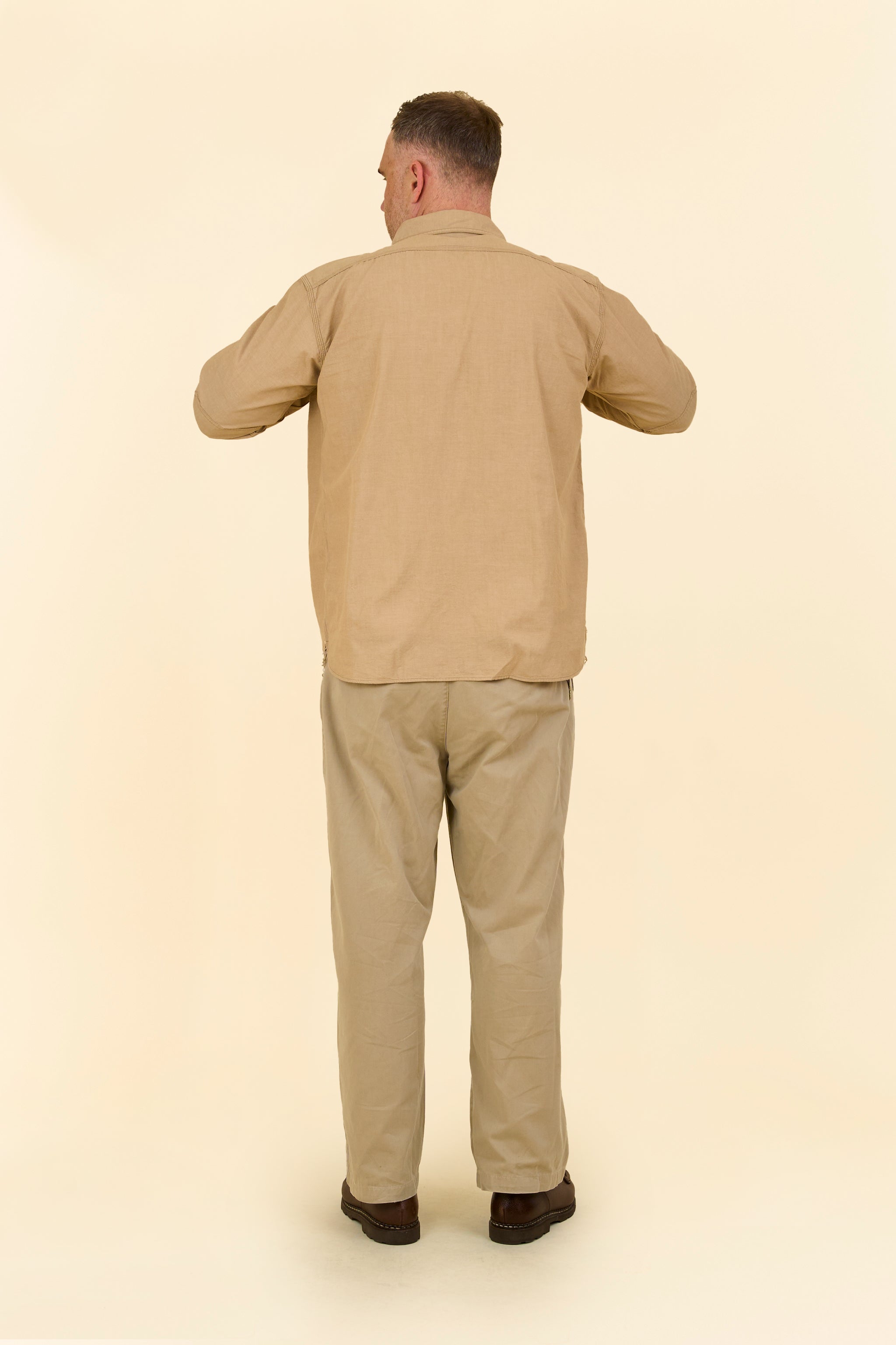 Pherrow's 60s Work Shirt - Beige