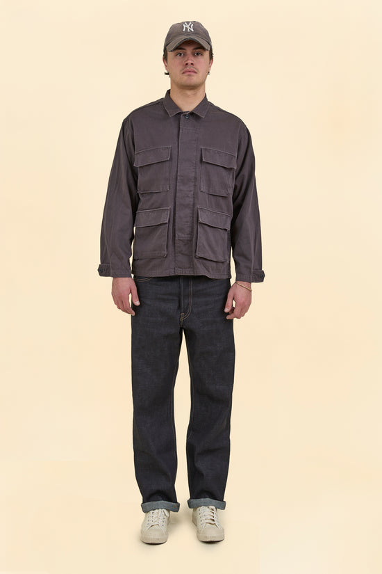 Japan Blue Sulphur Dyed Fatigue Jacket - Navy