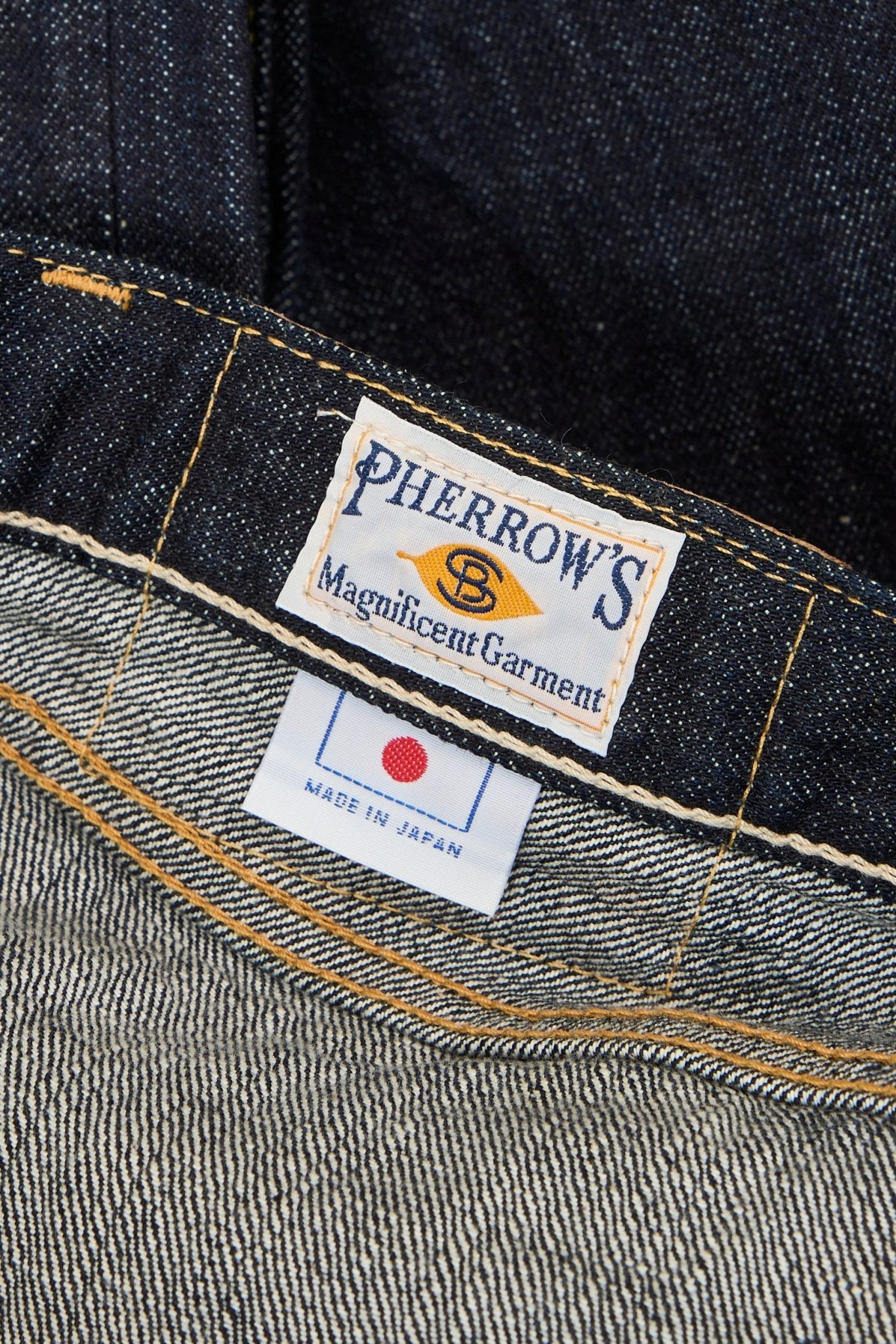 Pherrow's 451SW Wide Straight Selvedge Denim - 13.5oz - Pherrow's - URAHARA