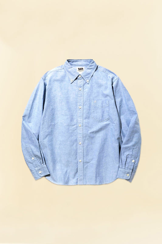 Pherrow's Button Down Oxford Shirt - Sax Blue - Pherrow's - URAHARA