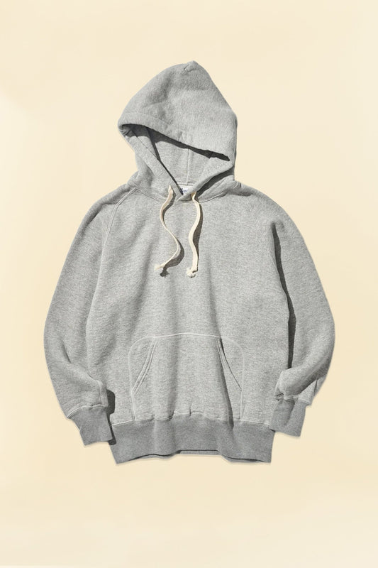 Pherrow's Loopwheel Hooded Raglan Sweatshirt - Heather Gray - Pherrow's - URAHARA