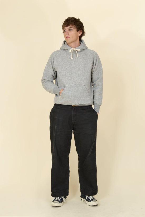 Pherrow's Loopwheel Hooded Raglan Sweatshirt - Heather Gray