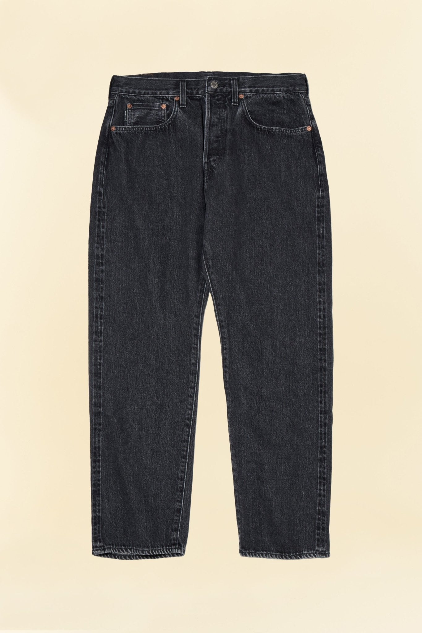 Radiall 350B Straight Fit Denim - Light Black - Radiall - URAHARA