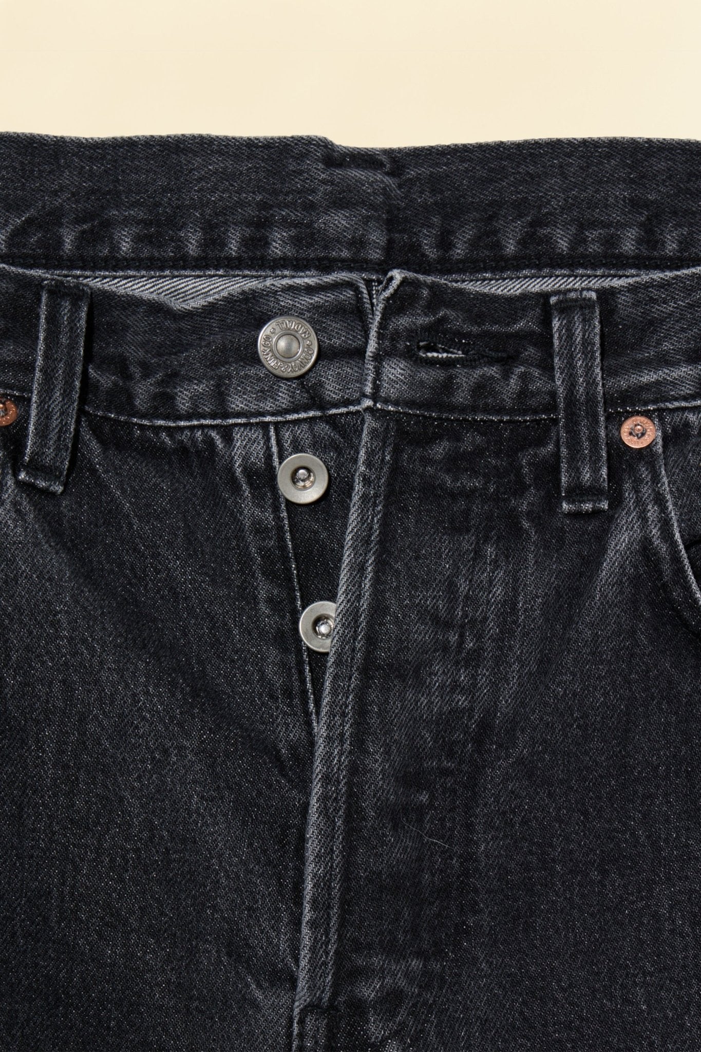 Radiall 350B Straight Fit Denim - Light Black - Radiall - URAHARA