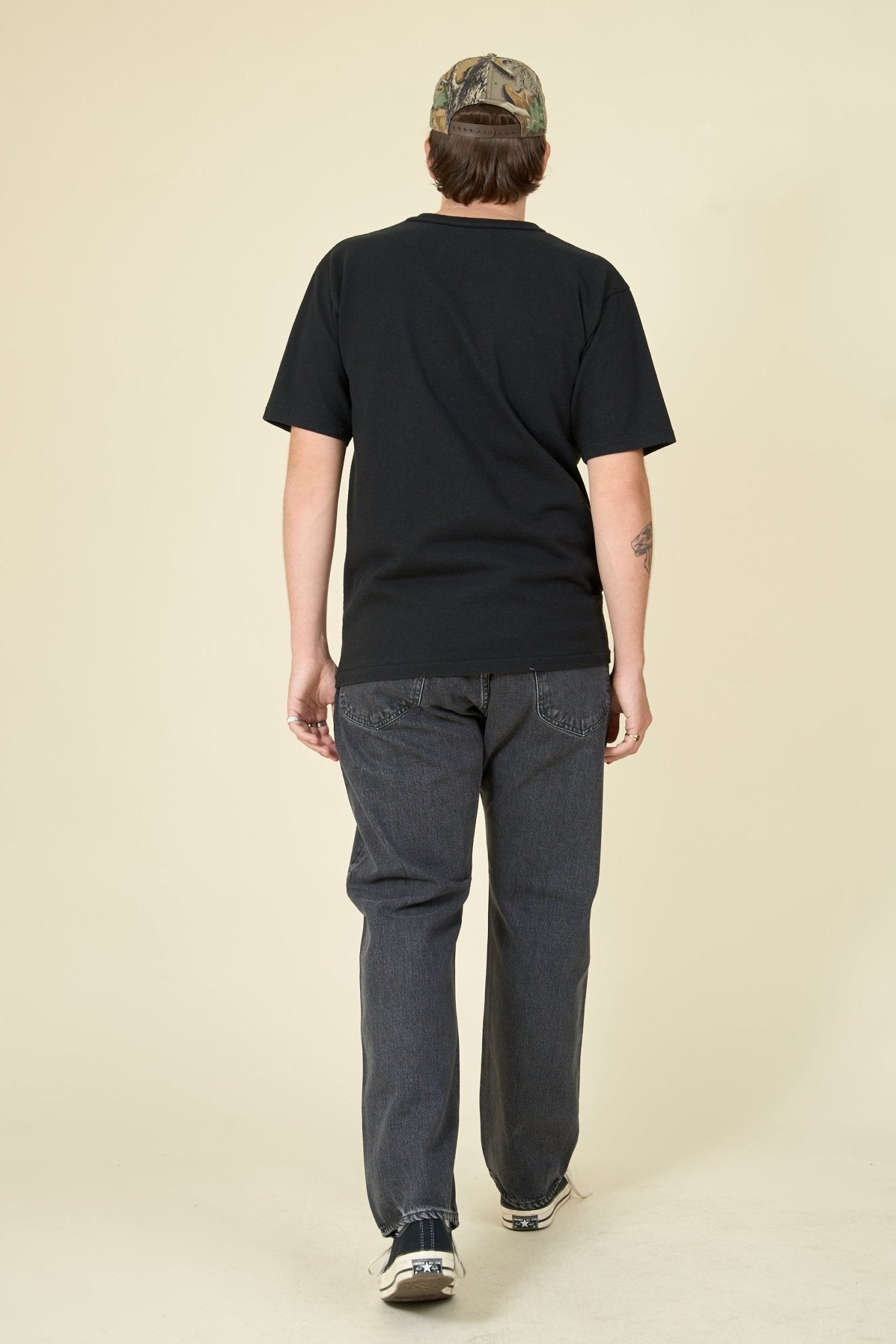 Radiall 350B Straight Fit Denim - Light Black - Radiall - URAHARA