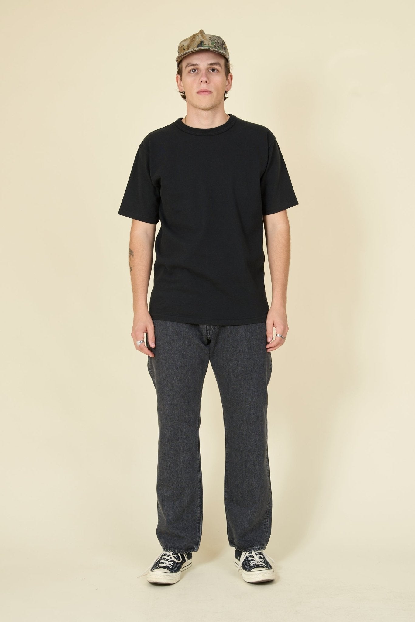 Radiall 350B Straight Fit Denim - Light Black - Radiall - URAHARA